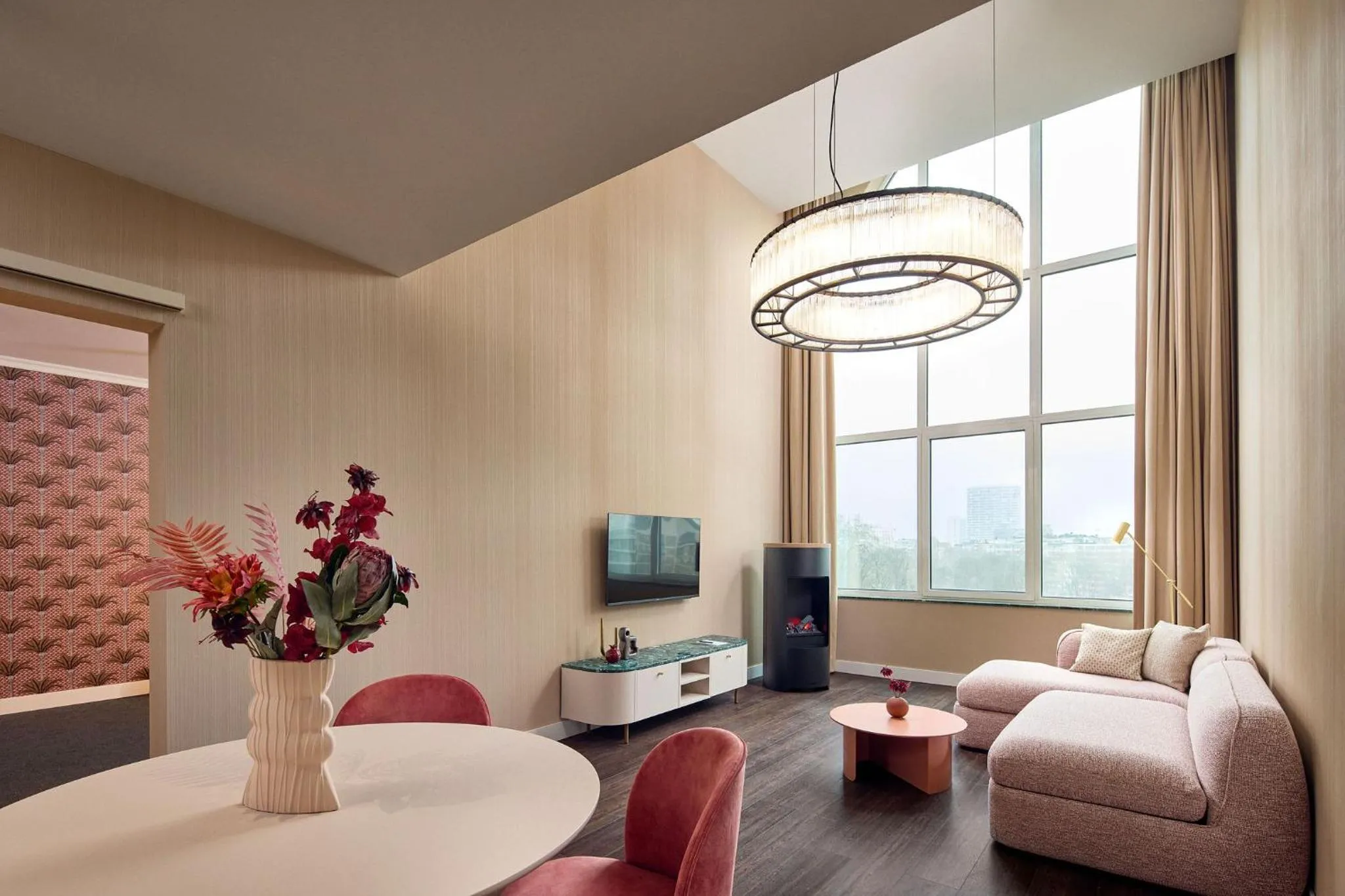 Seating area in Van der Valk Hotel Park Lane Antwerpen