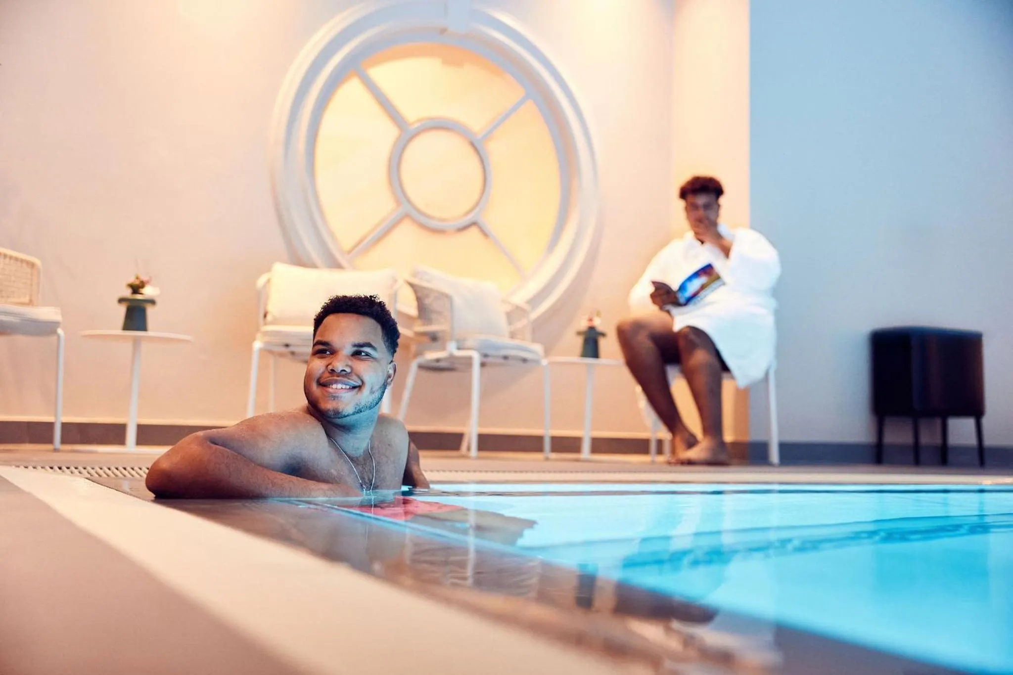 Swimming pool in Van der Valk Hotel Park Lane Antwerpen