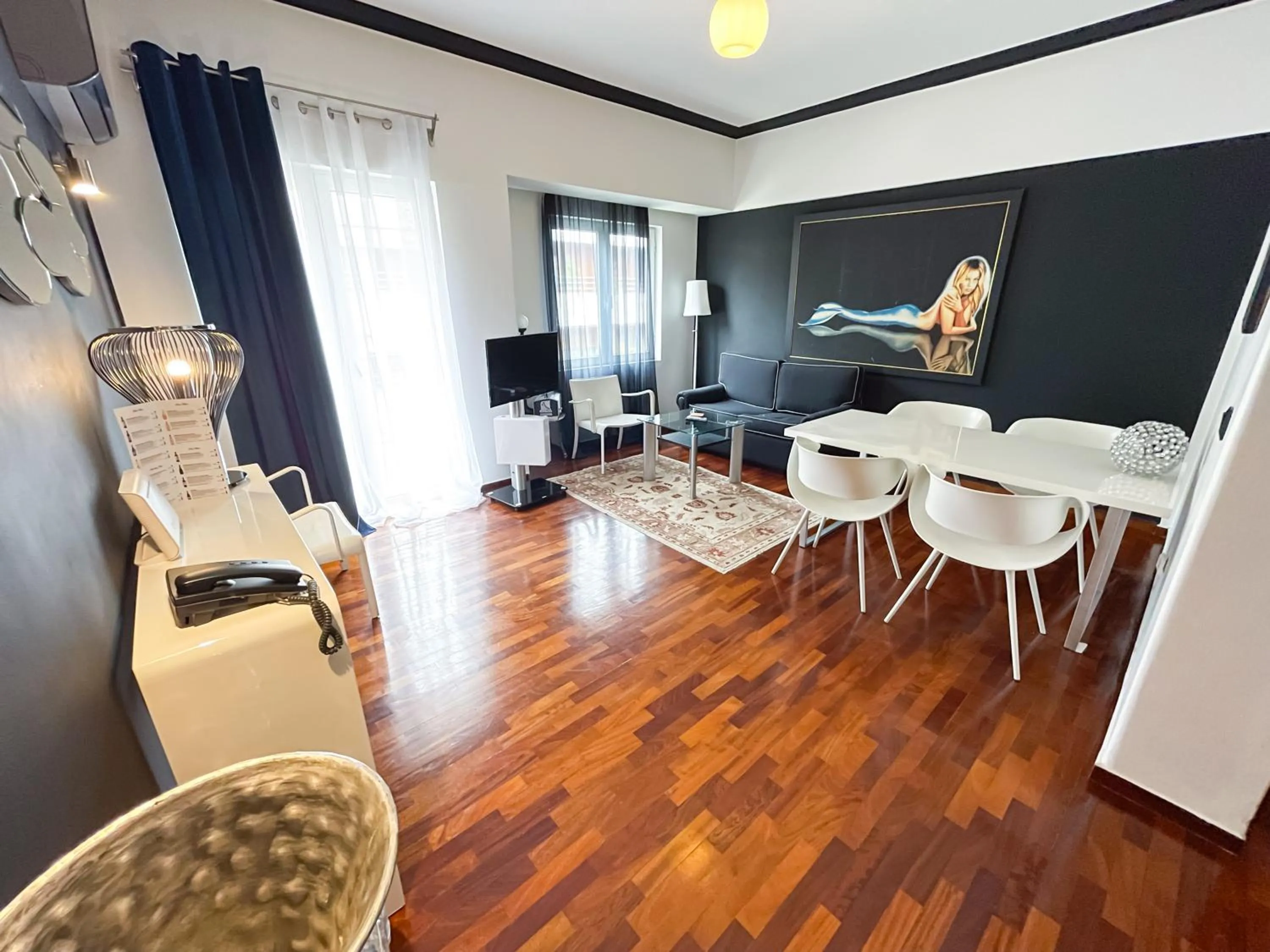 Living room in Andromeda Suites