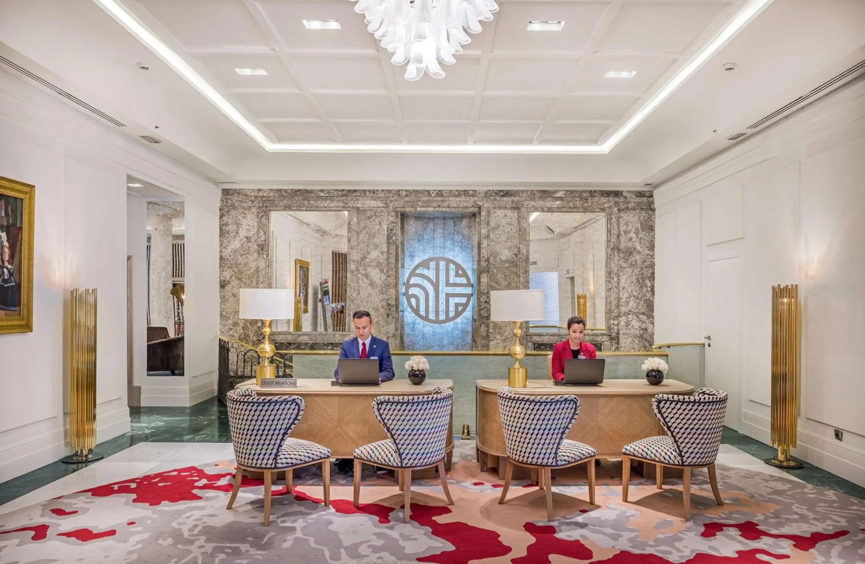 Lobby or reception in NH Collection Madrid Paseo del Prado