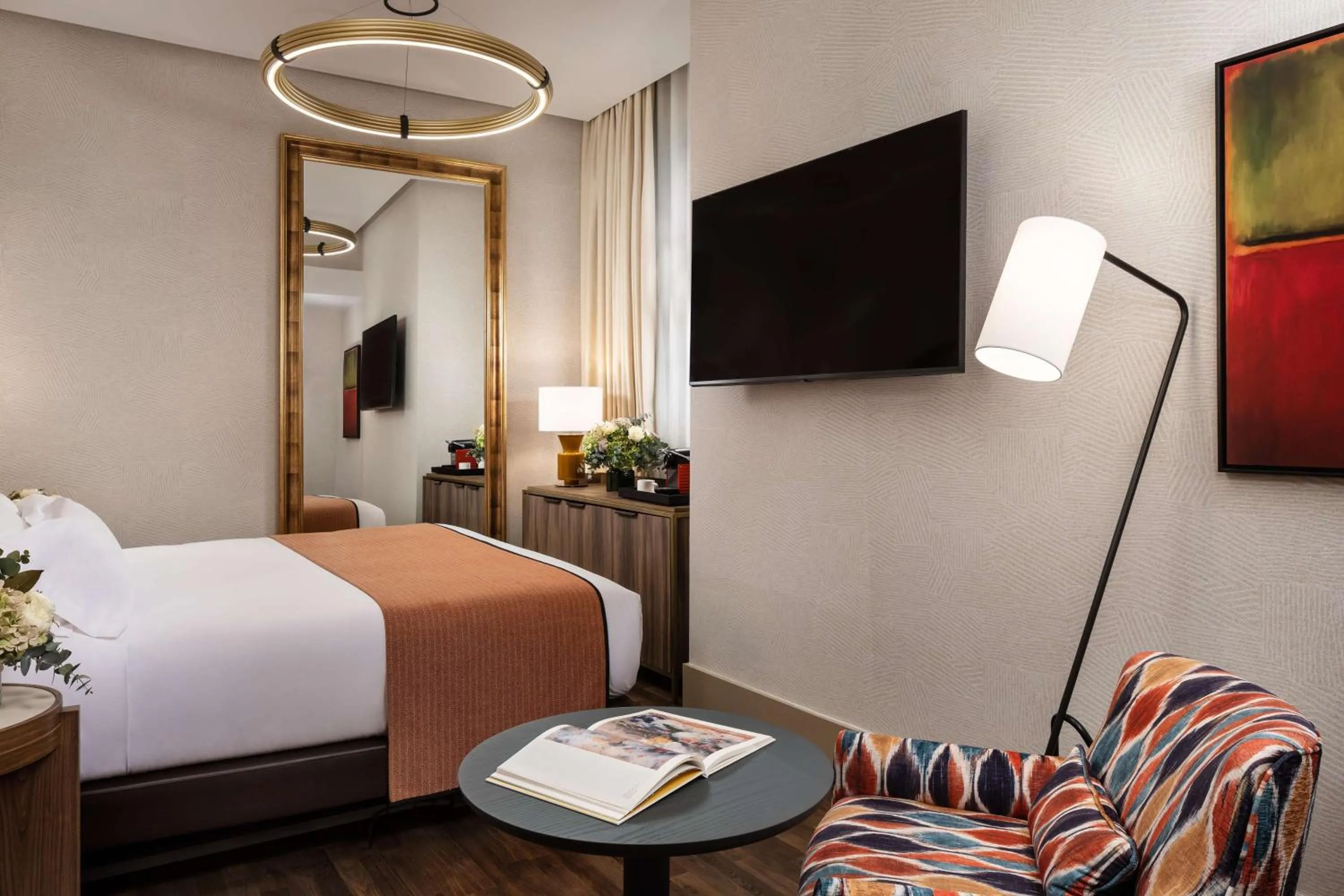 Bedroom, Bed in NH Collection Madrid Paseo del Prado