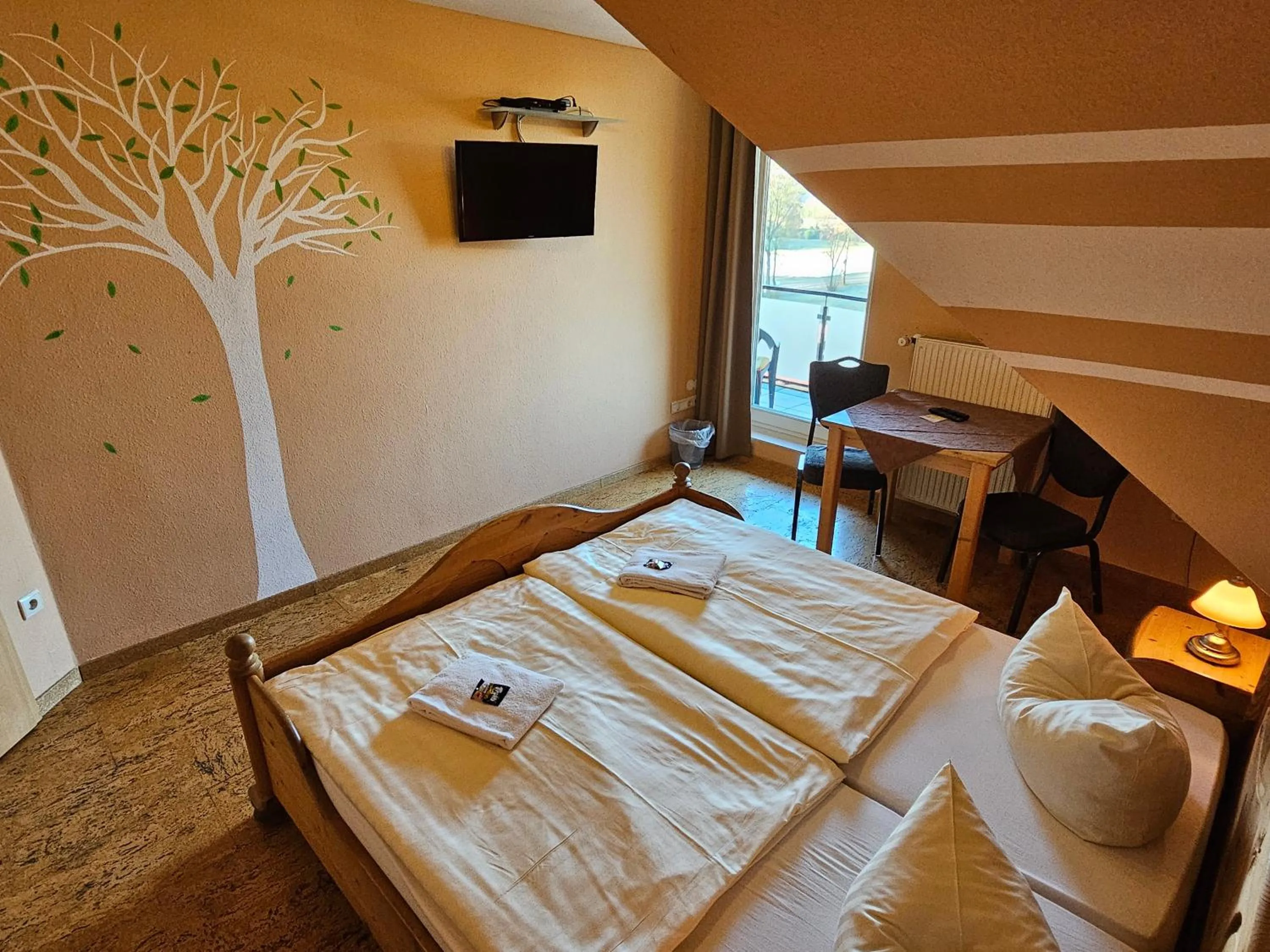 Bed in Gästehaus Grunewald Bed & Breakfast