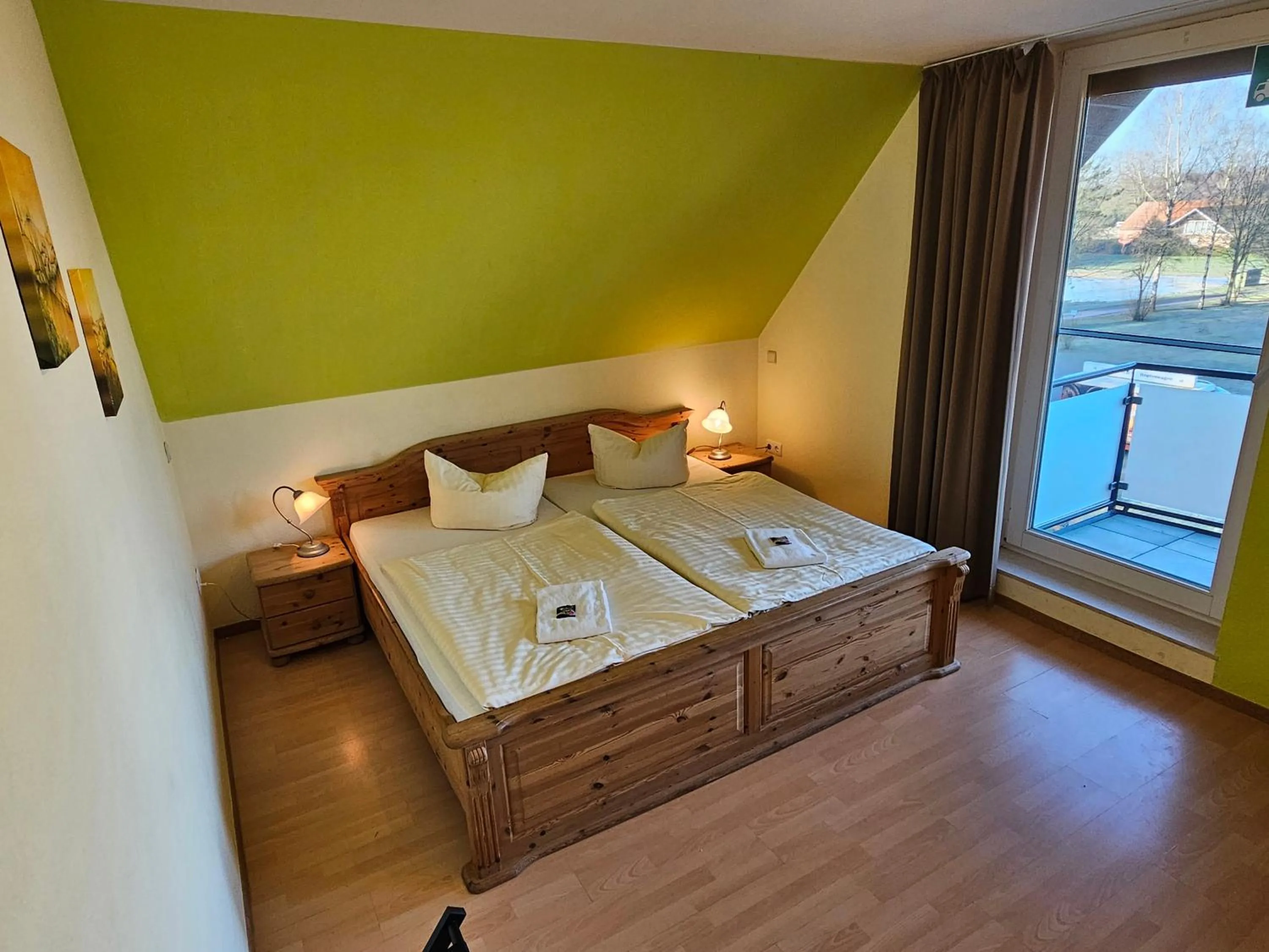 Bed in Gästehaus Grunewald Bed & Breakfast