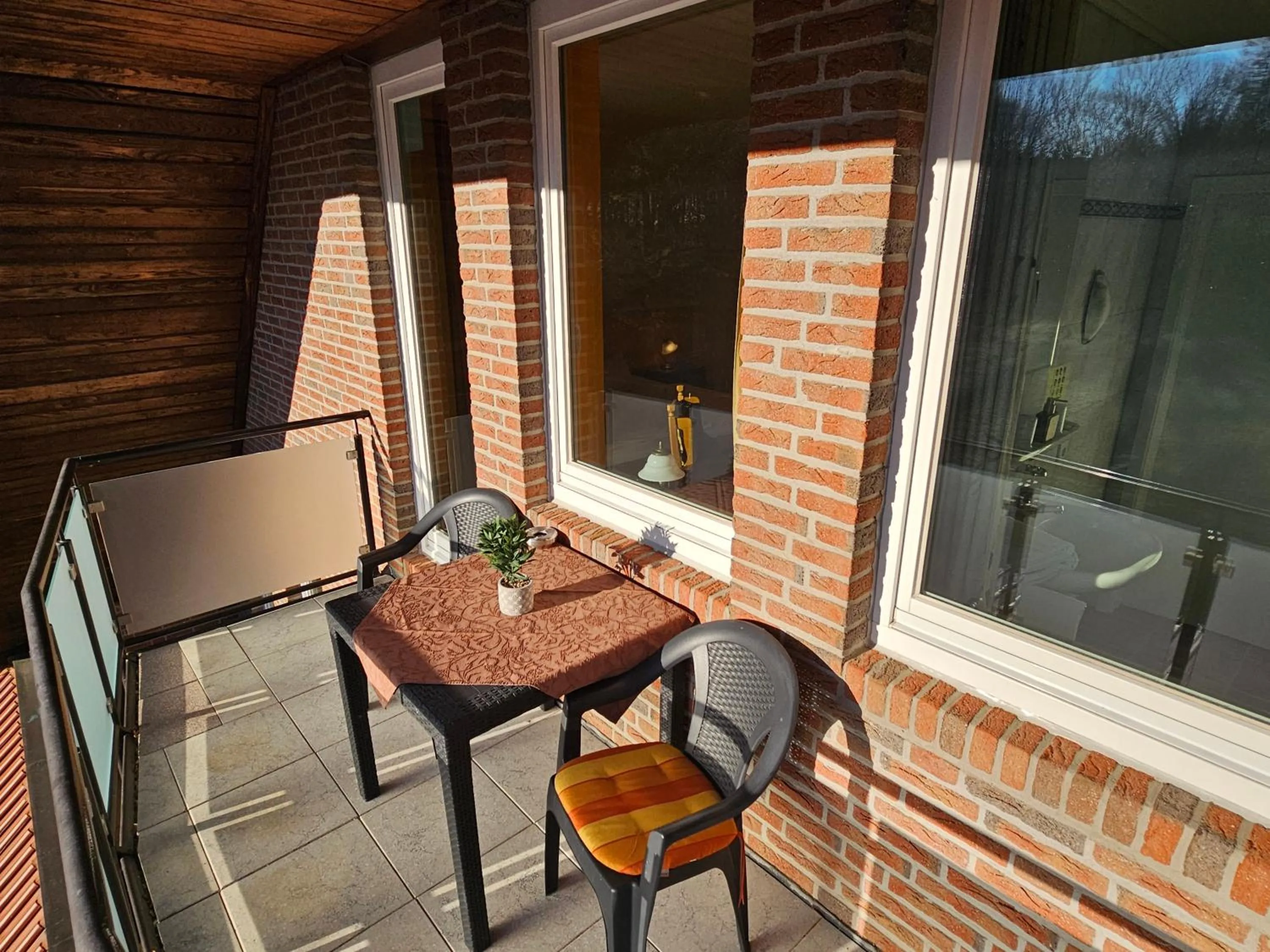 Balcony/Terrace in Gästehaus Grunewald Bed & Breakfast