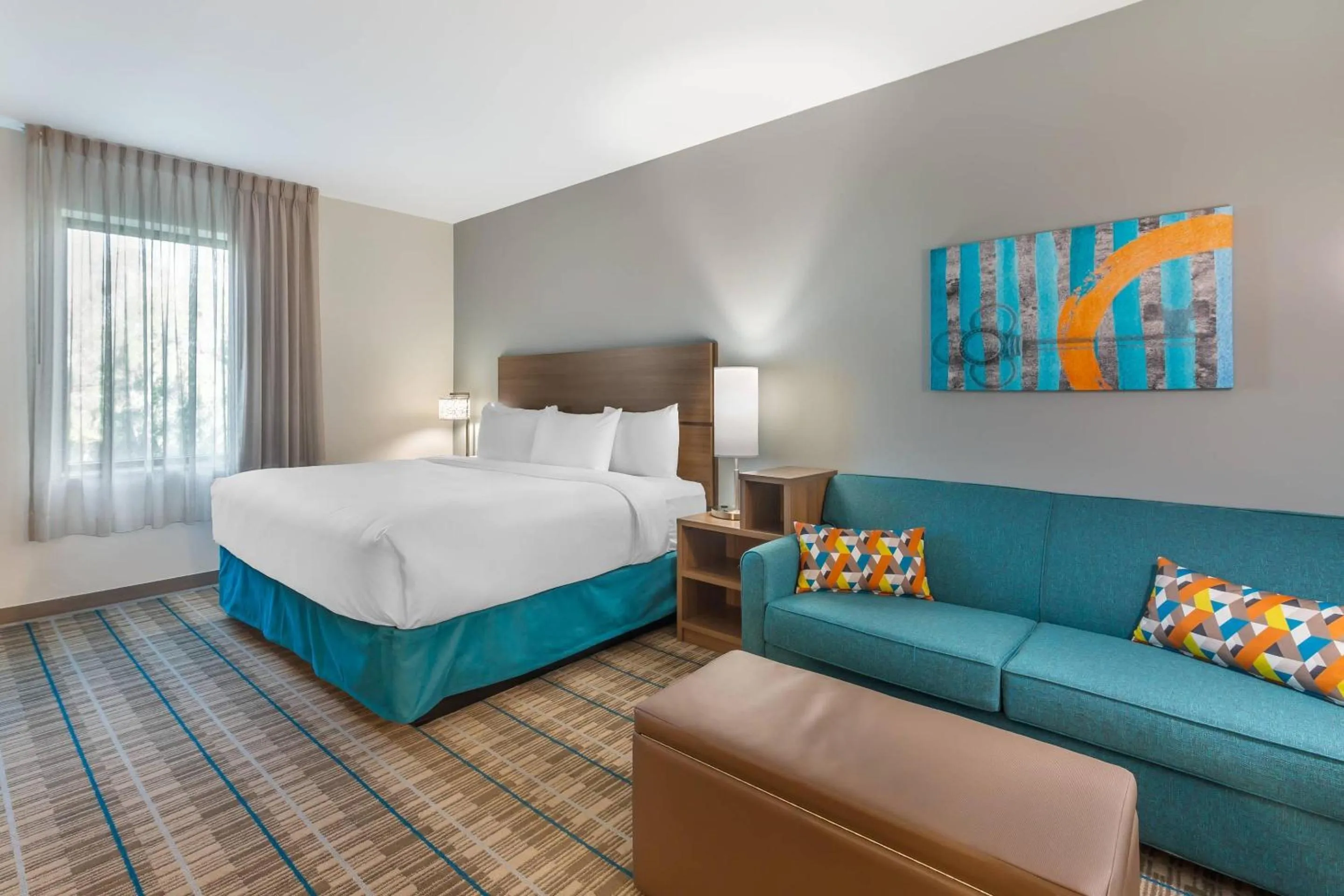 Bedroom, Bed in MainStay Suites Fort Myers East I-75