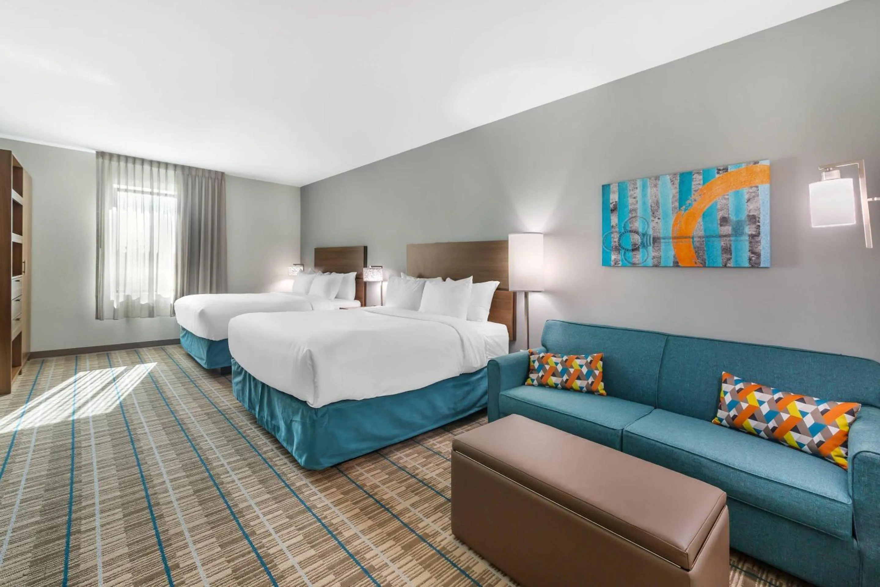 Bedroom, Bed in MainStay Suites Fort Myers East I-75