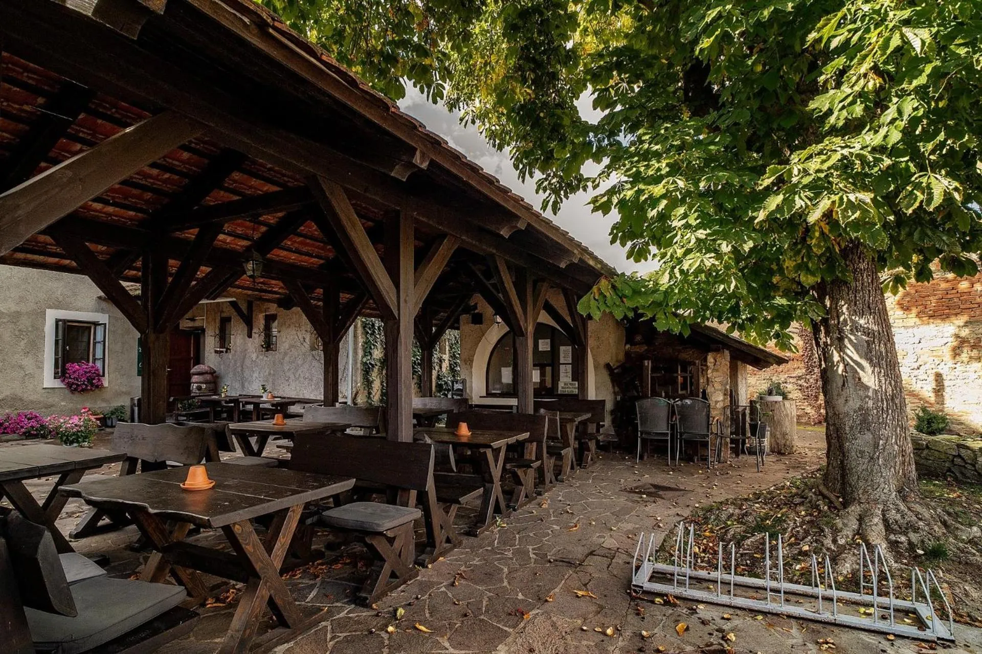 Garden in Hotel Na Velké hospodě