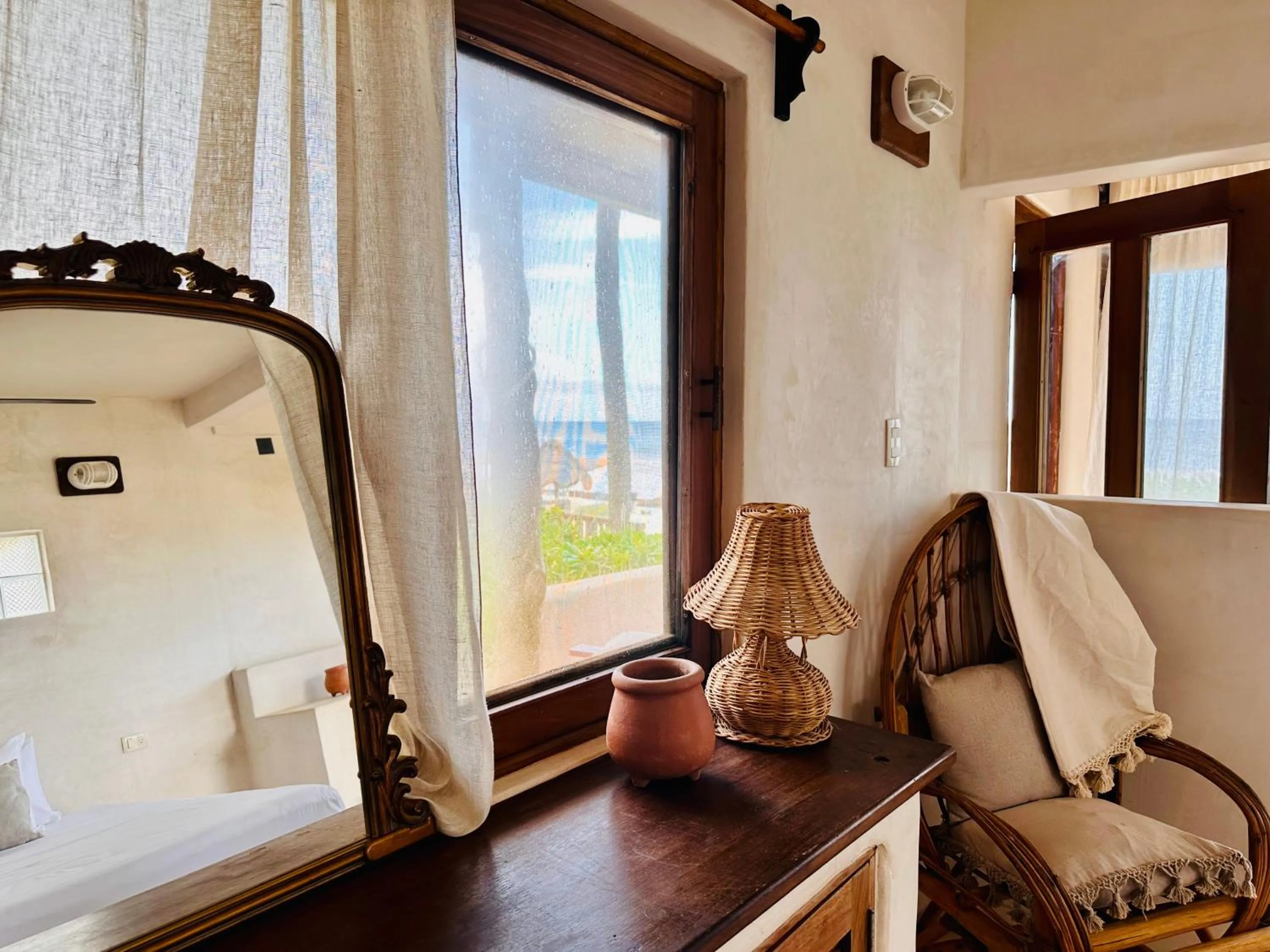 Seating area in La Conchita Tulum