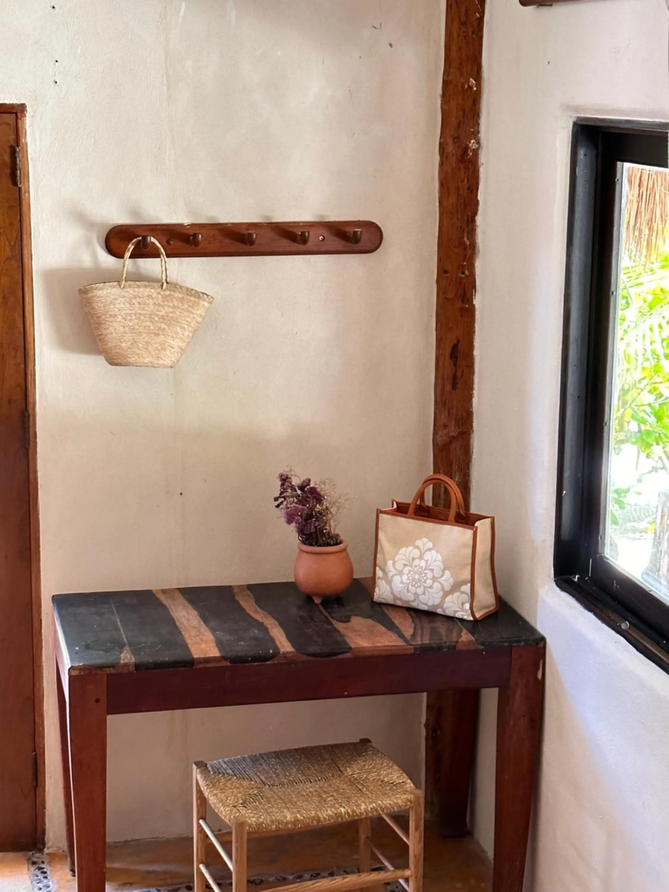 Seating area in La Conchita Tulum