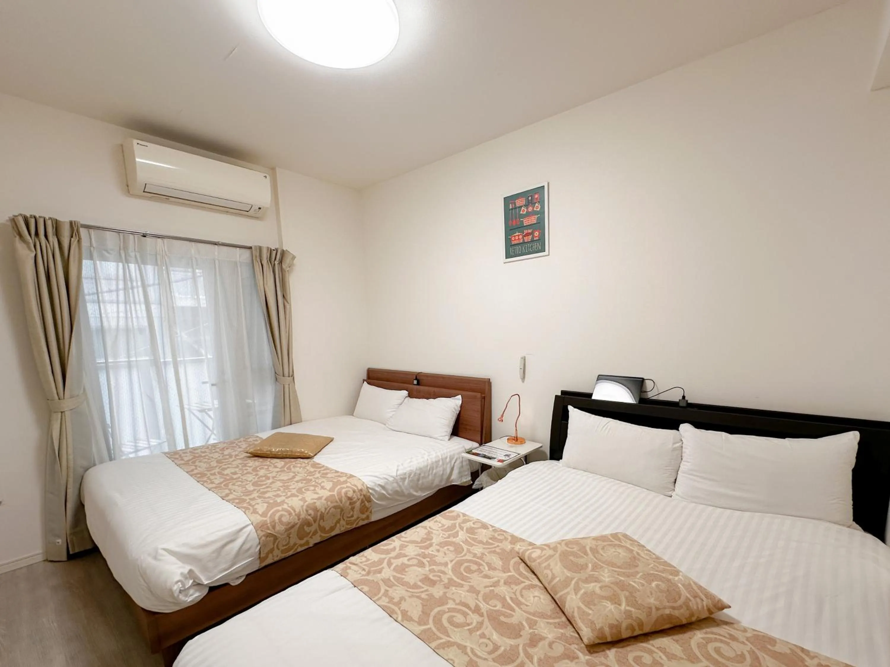 Bedroom, Bed in Legatio HAKATA Station East