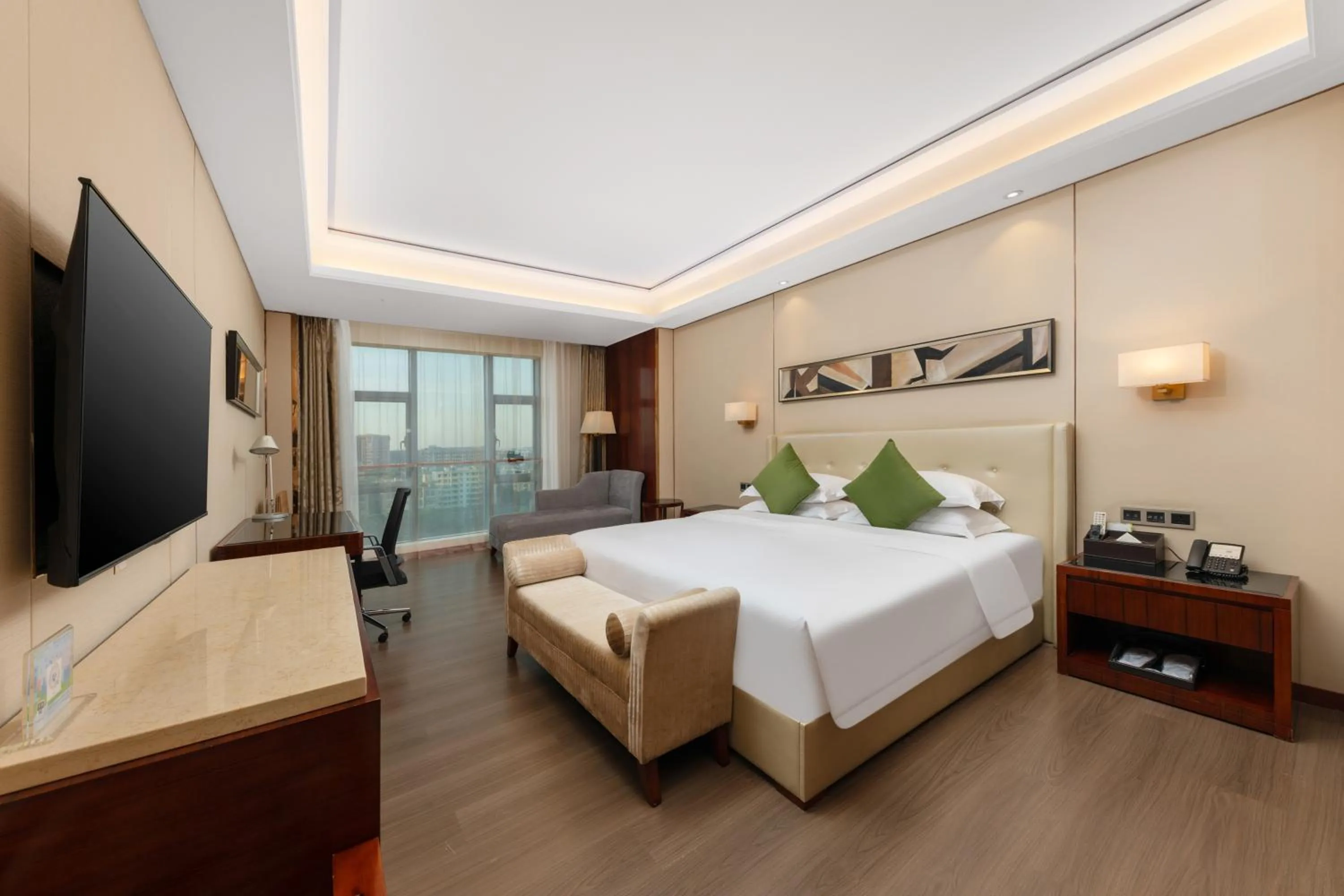 Bed in Wyndham Garden Foshan Nanhai