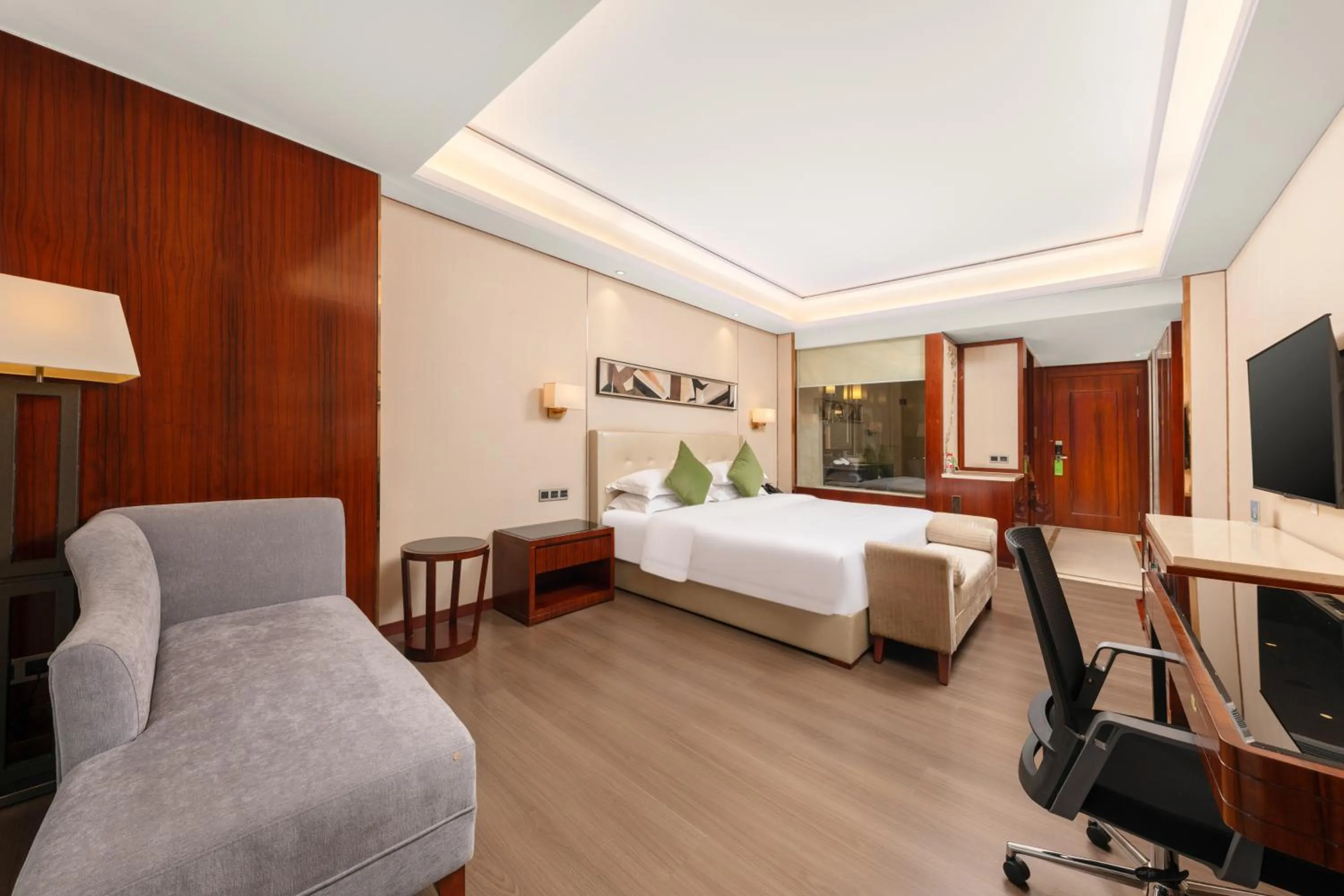 Bed in Wyndham Garden Foshan Nanhai