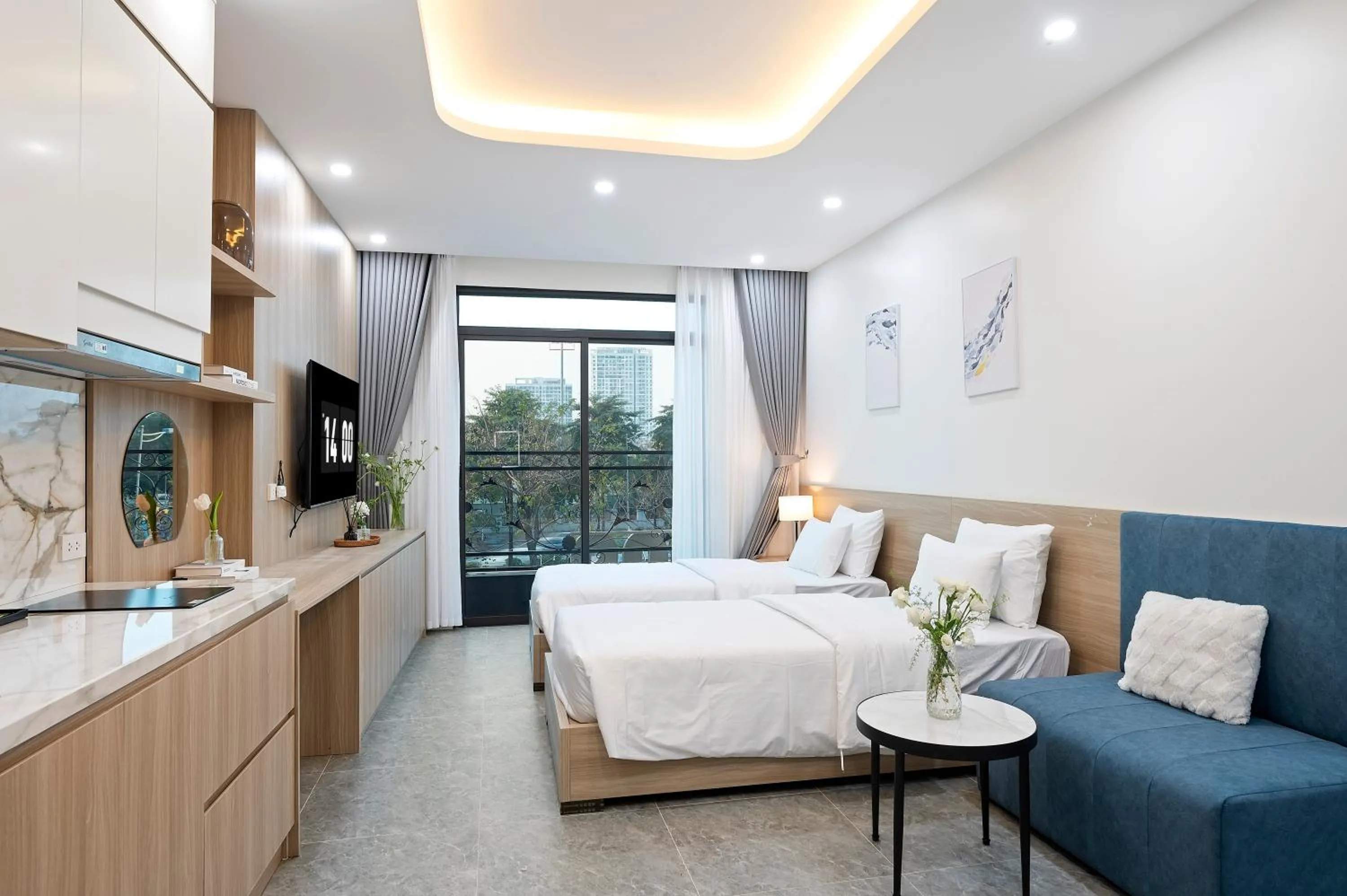 Bed in 22Land Cosmos Hotel