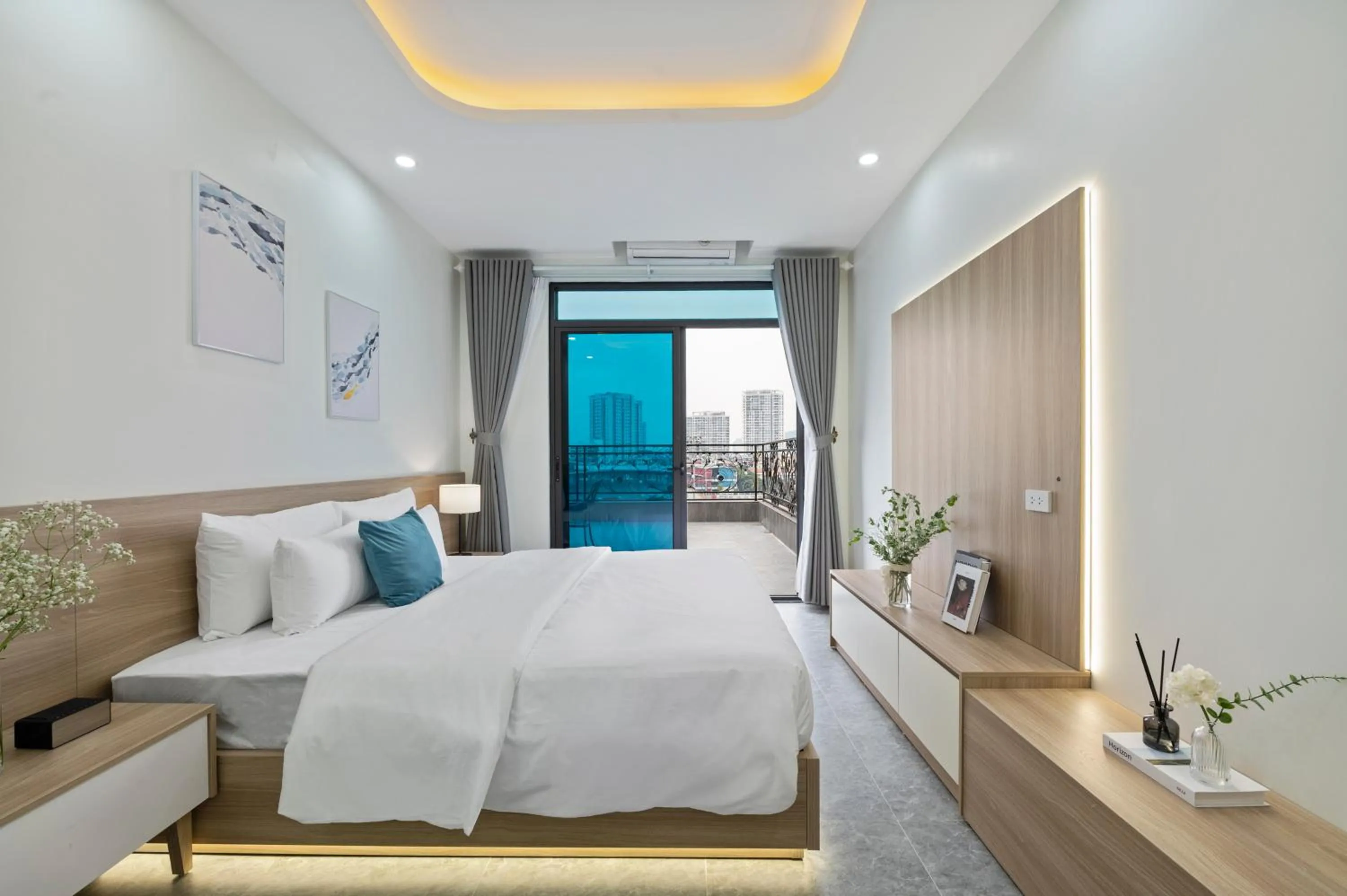 Bed in 22Land Cosmos Hotel