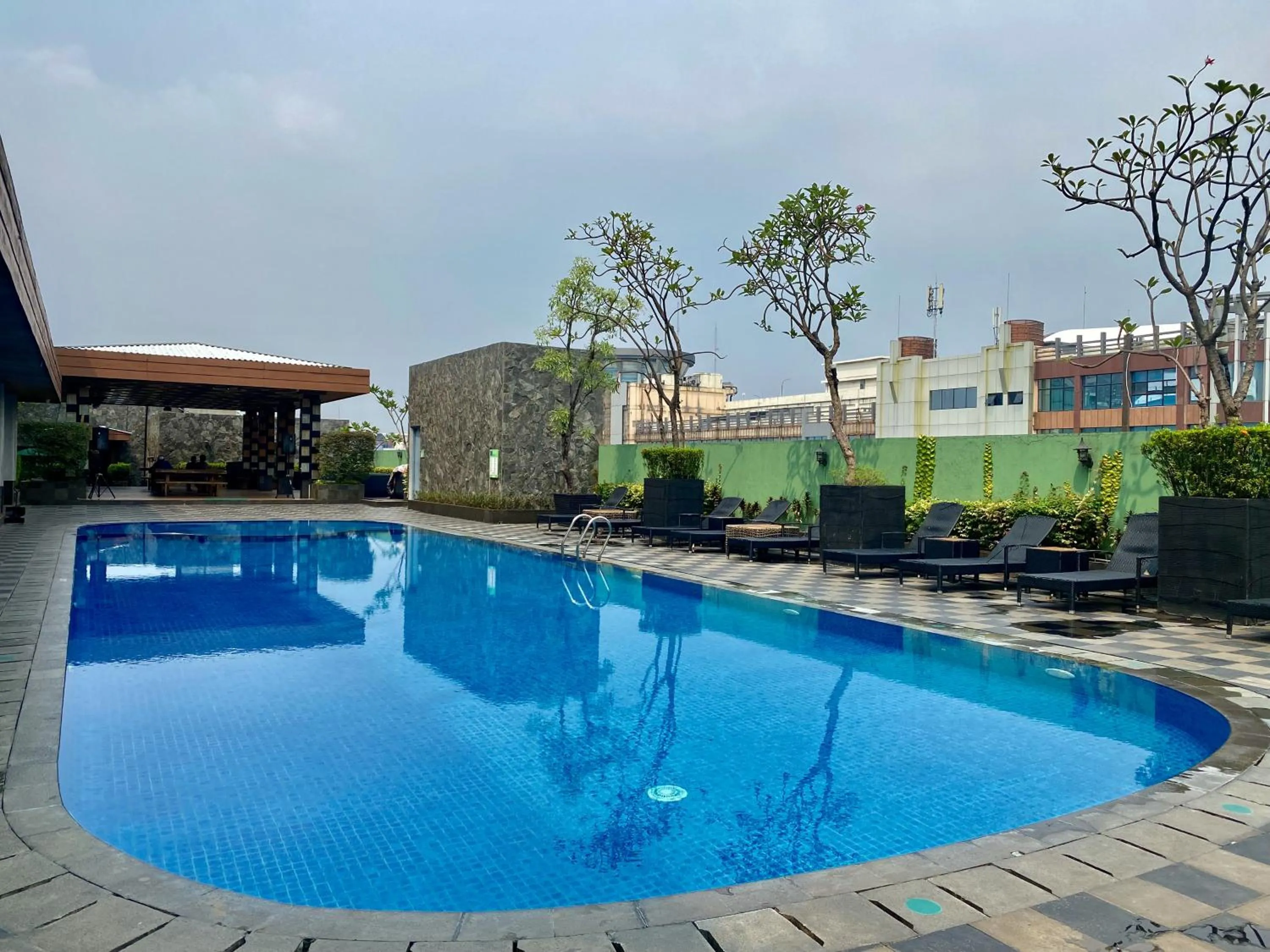 Swimming pool in Whiz Prime Hotel Kelapa Gading