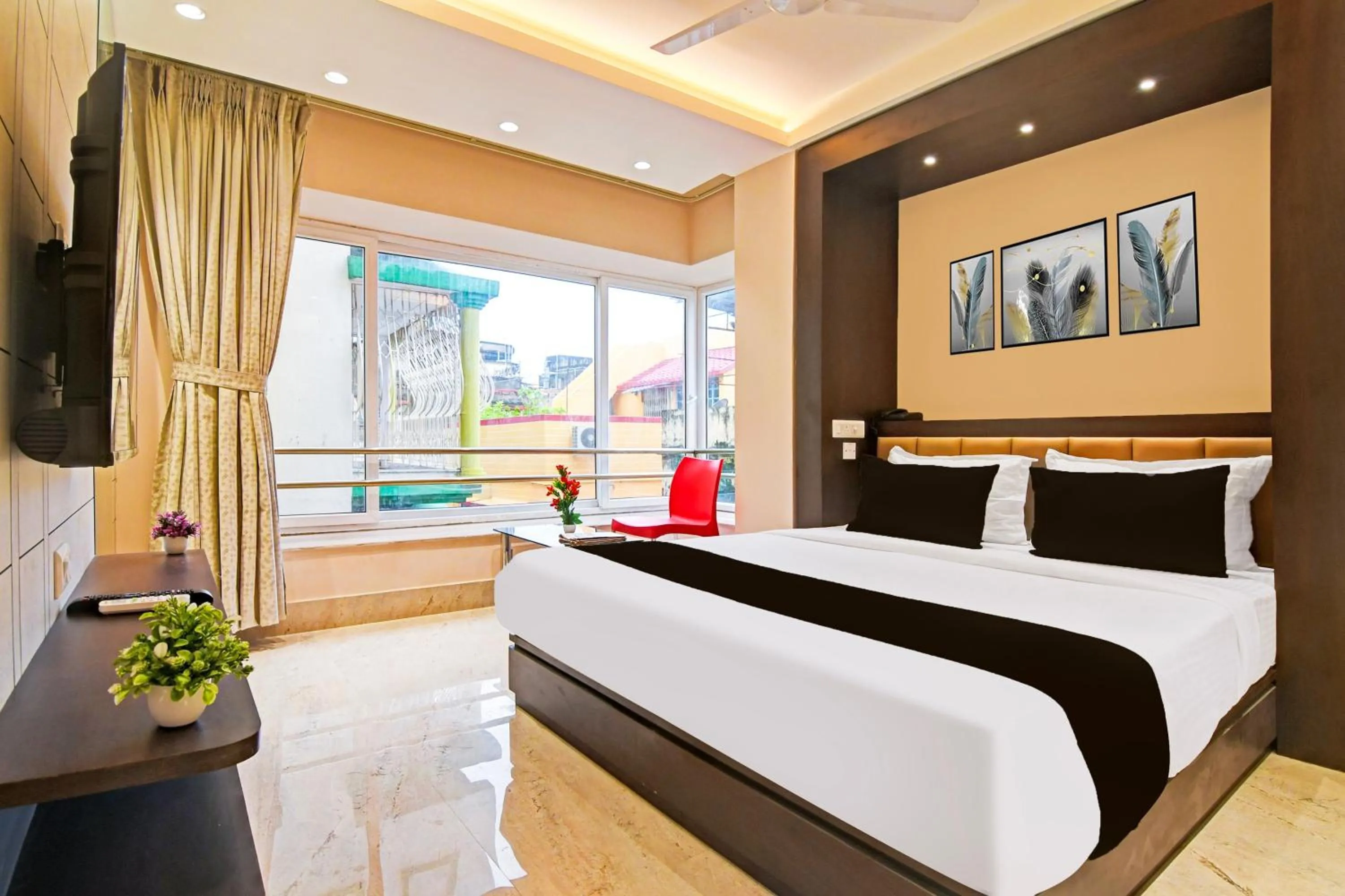 Bedroom, Bed in Super Hotel O SAMOTEL