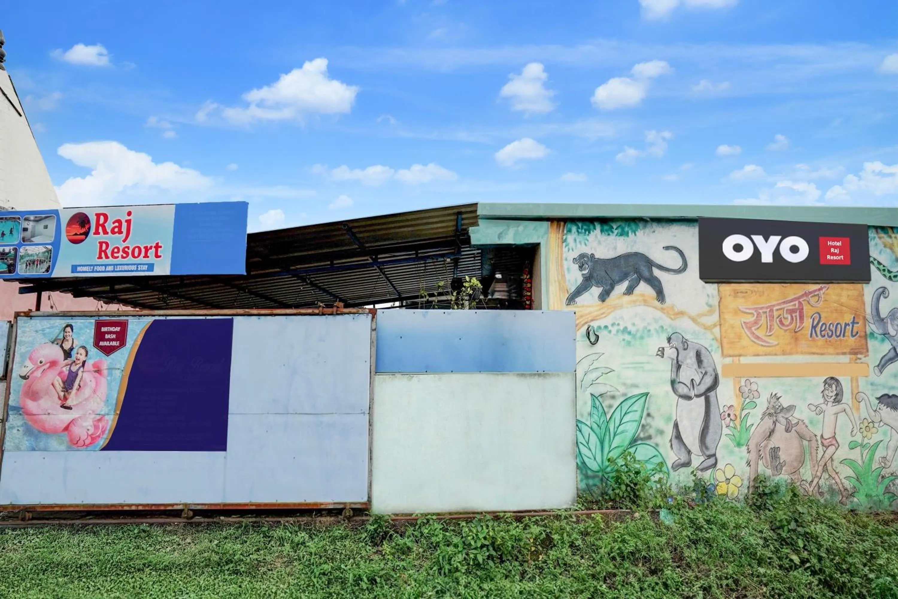 Facade/entrance in Hotel O Raj Resort