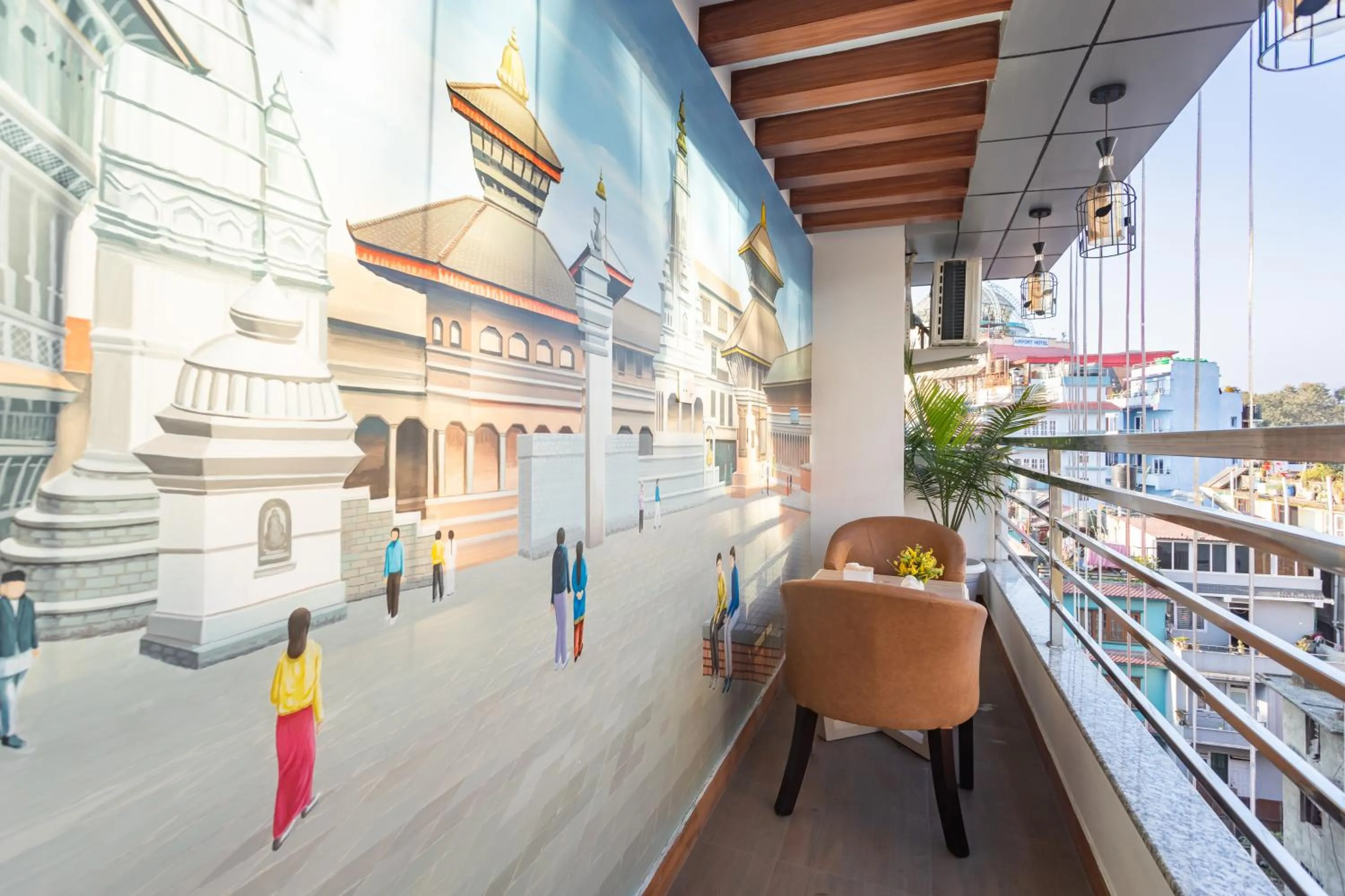 Balcony/Terrace in Airport Diana Hotel