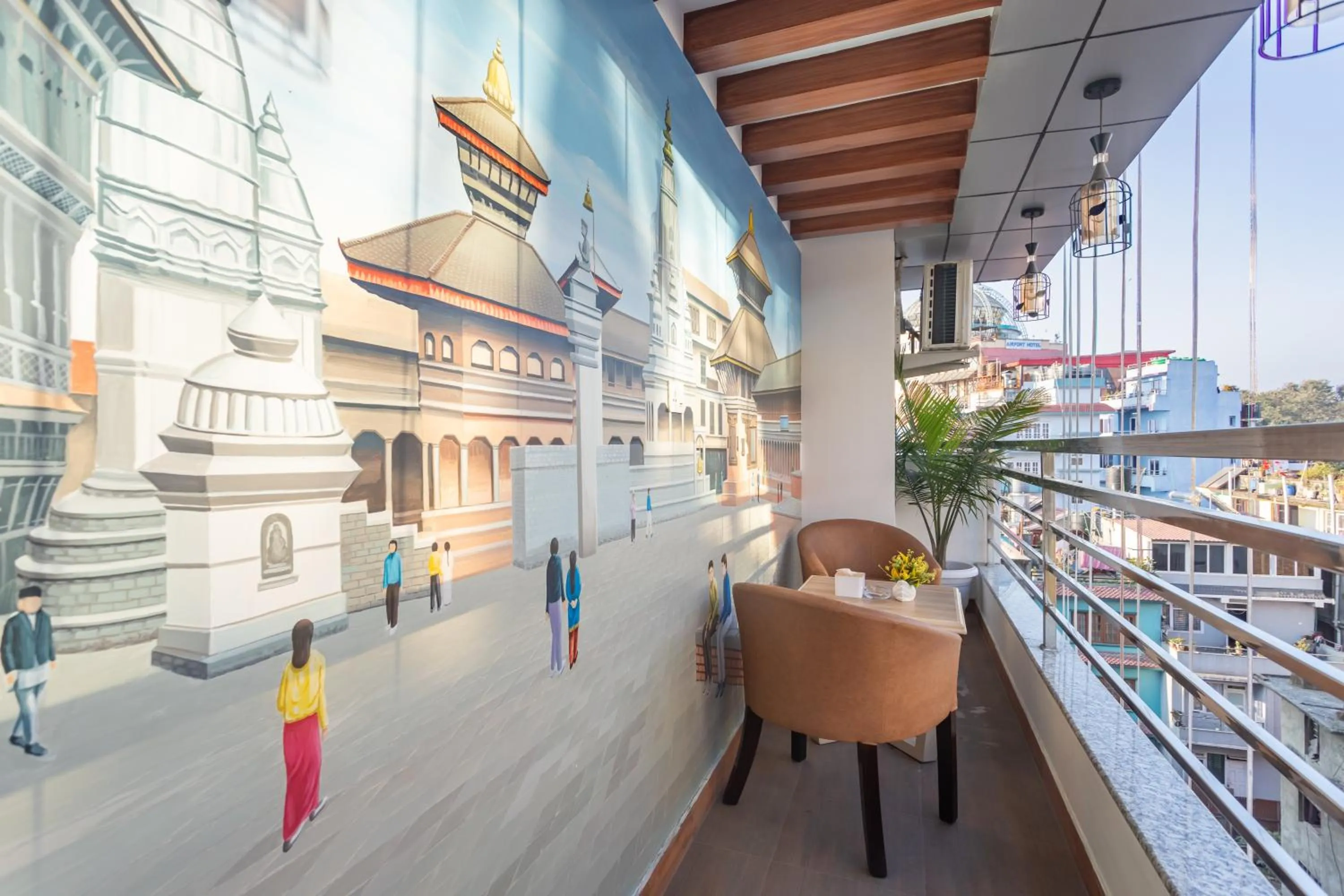 Balcony/Terrace in Airport Diana Hotel