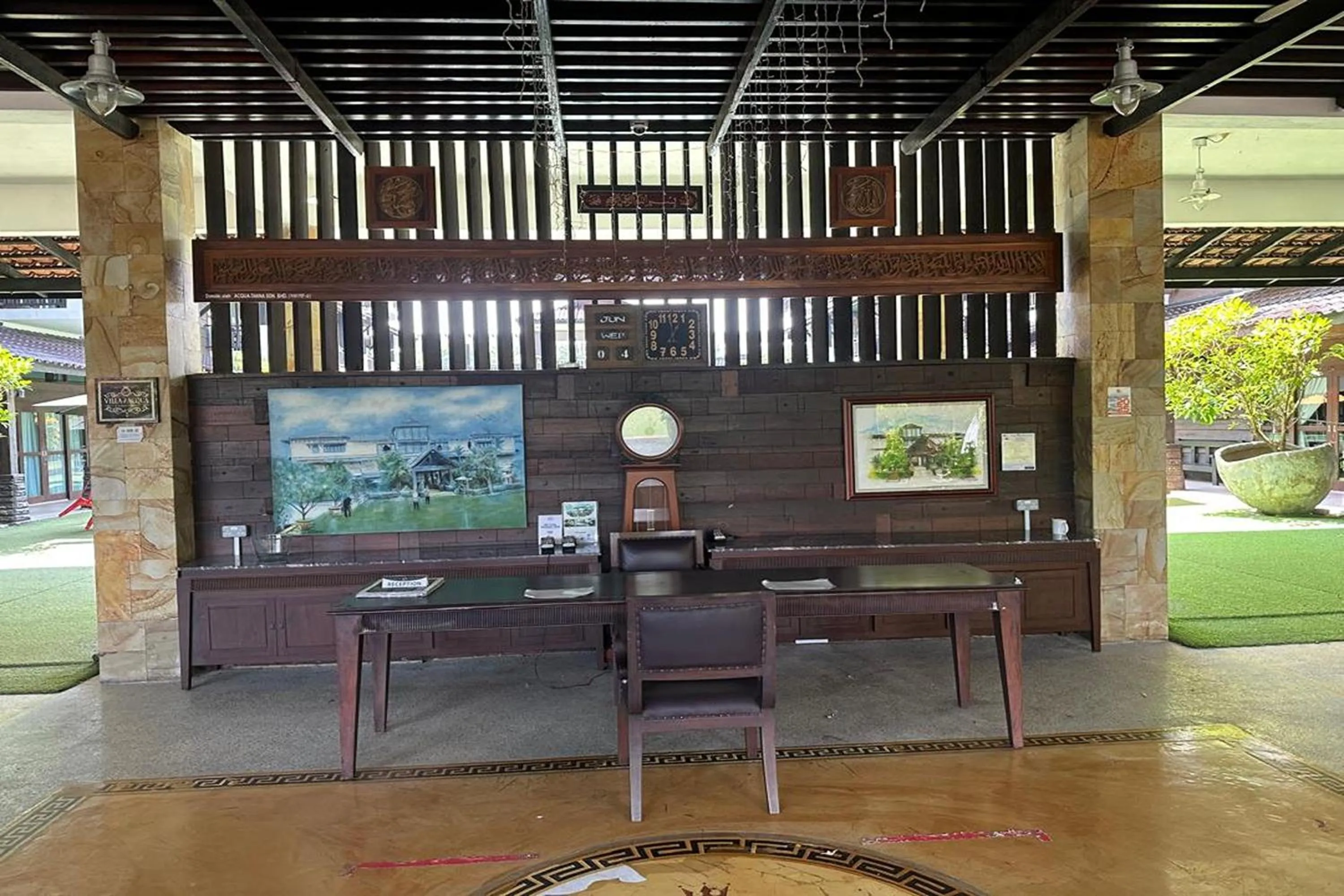 Lobby or reception in Villa D'Acqua
