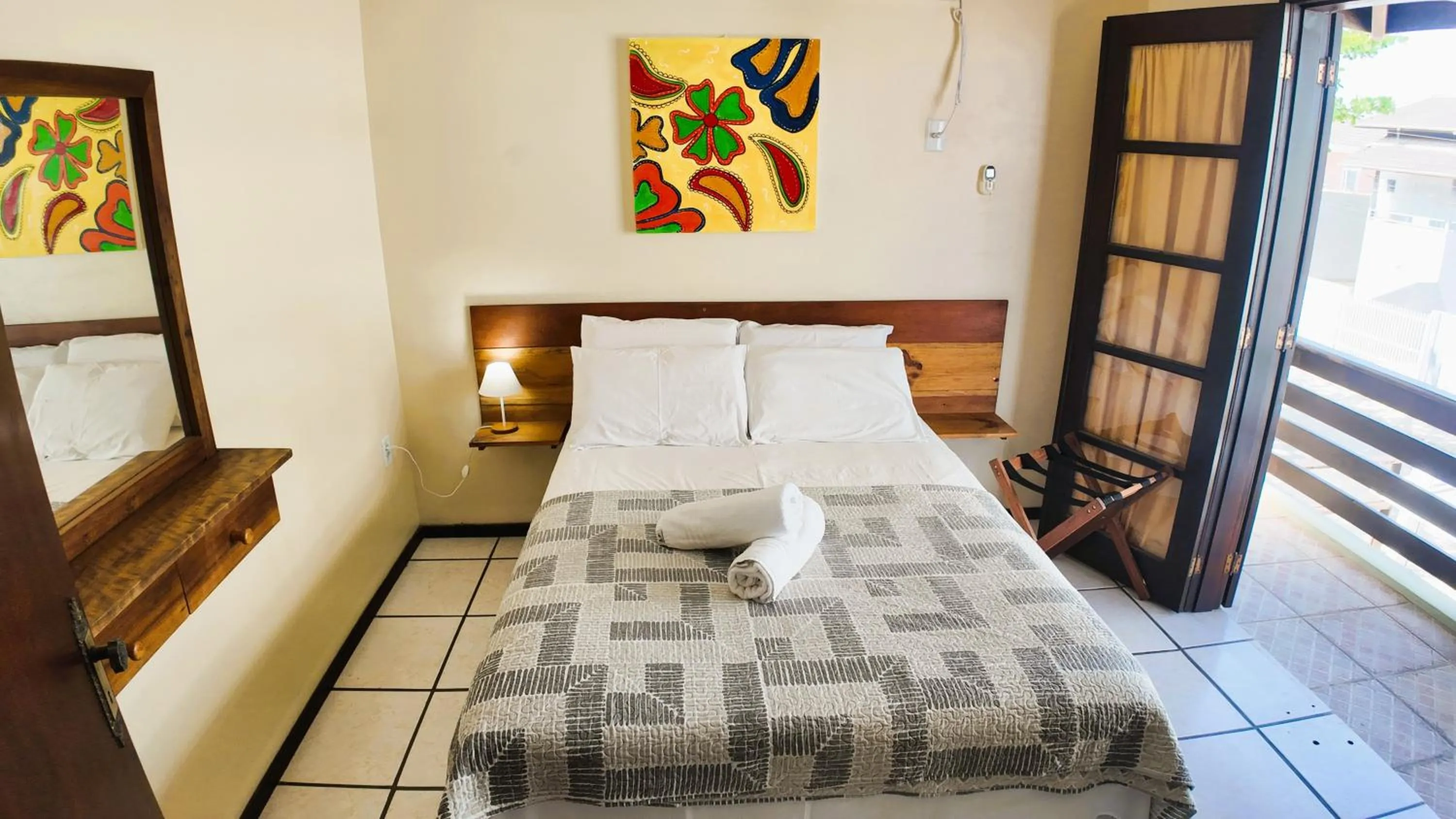 Bedroom, Bed in Água Marinha de Bombas - Bombinhas