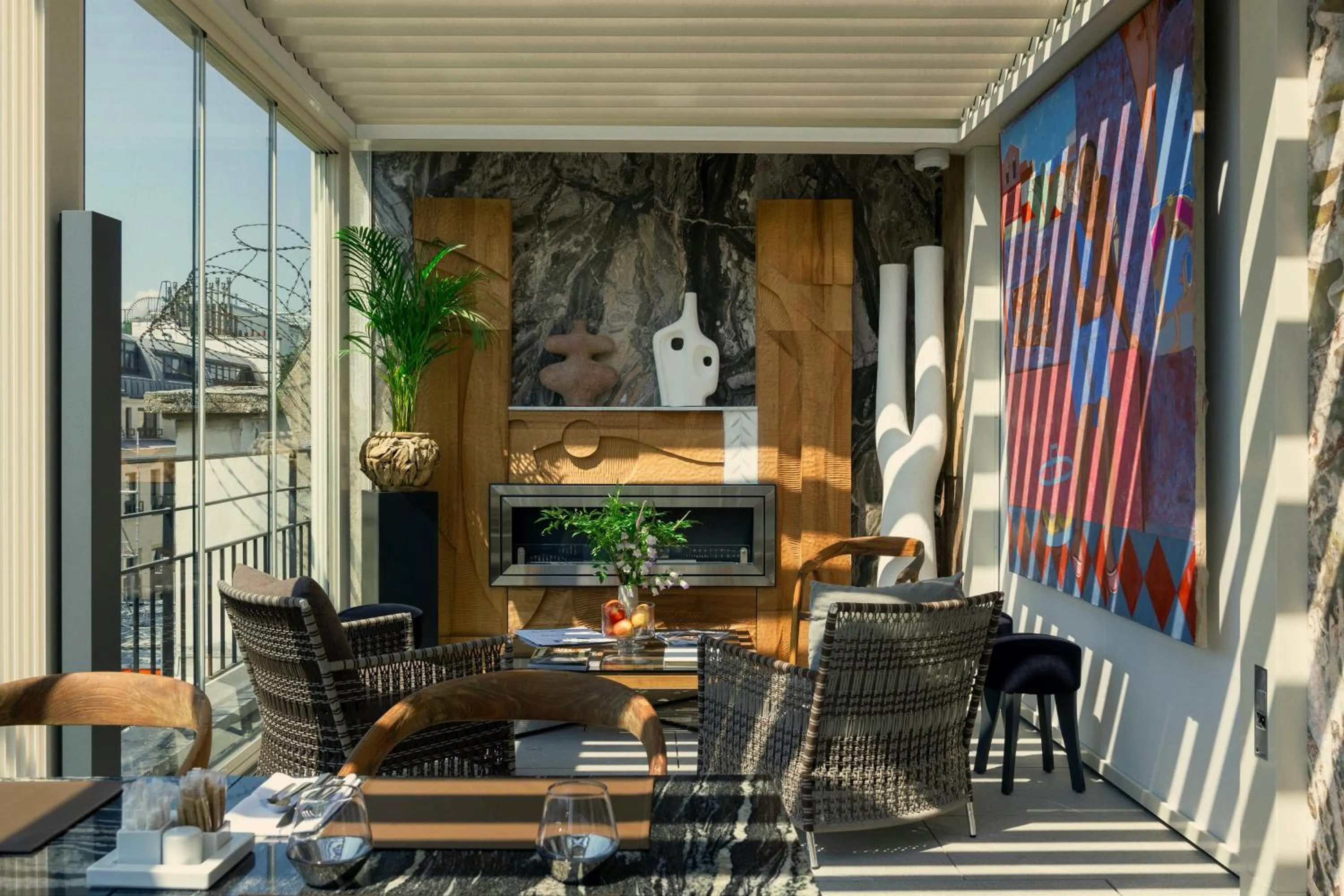 Balcony/Terrace in The One Alma Paris