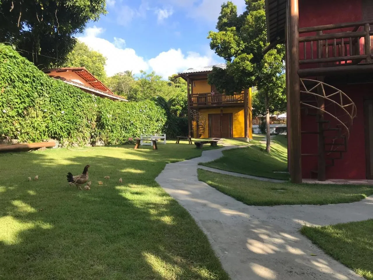 Garden in Pousada da Preguiça Praia do Forte