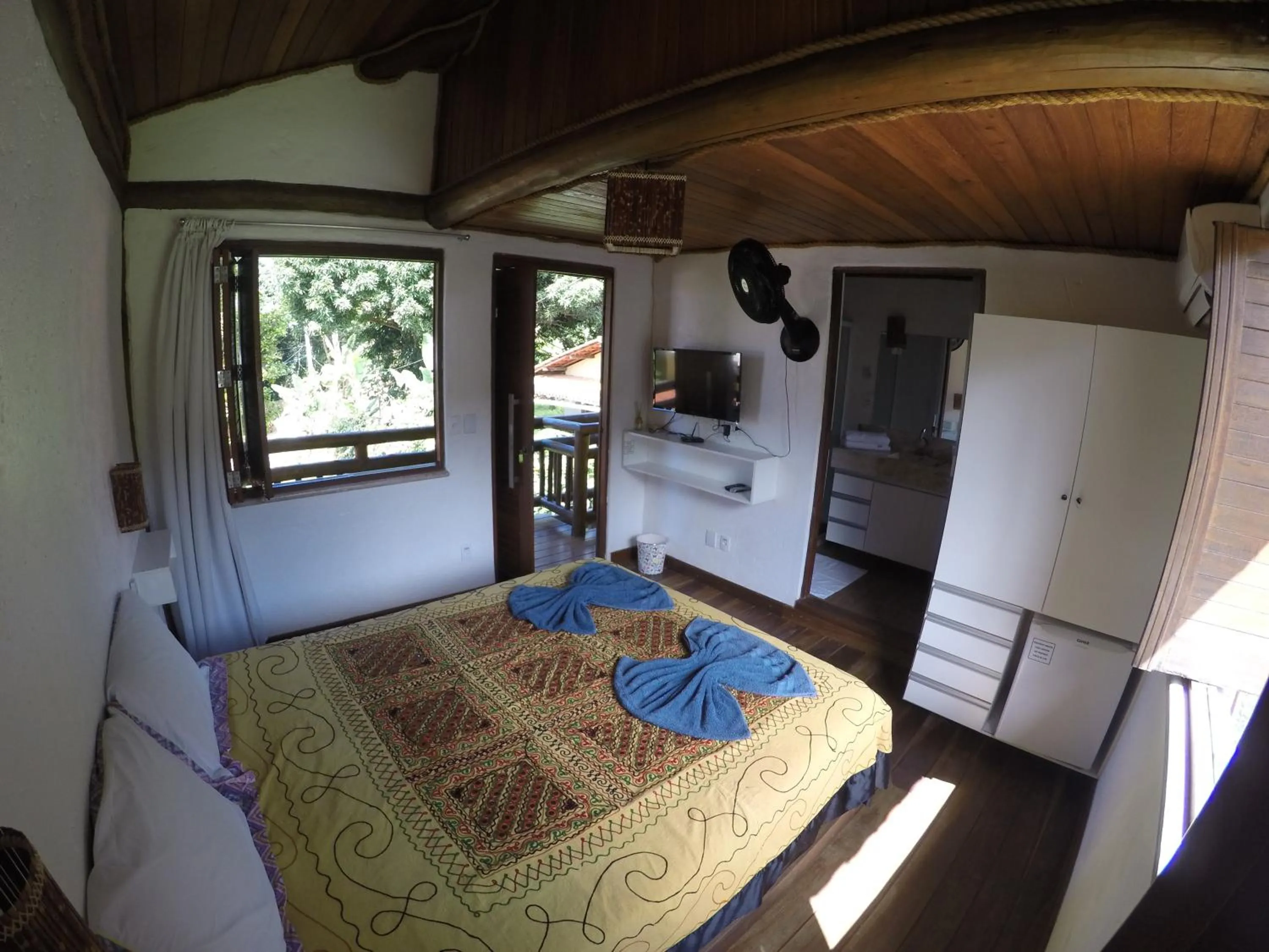 Bed in Pousada da Preguiça Praia do Forte