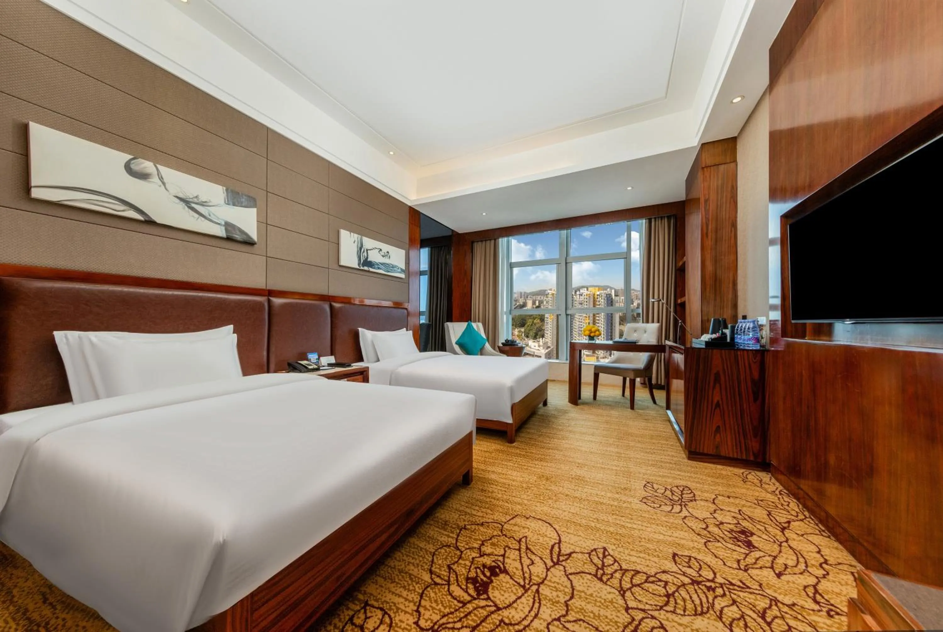 Bed in Honder International Hotel