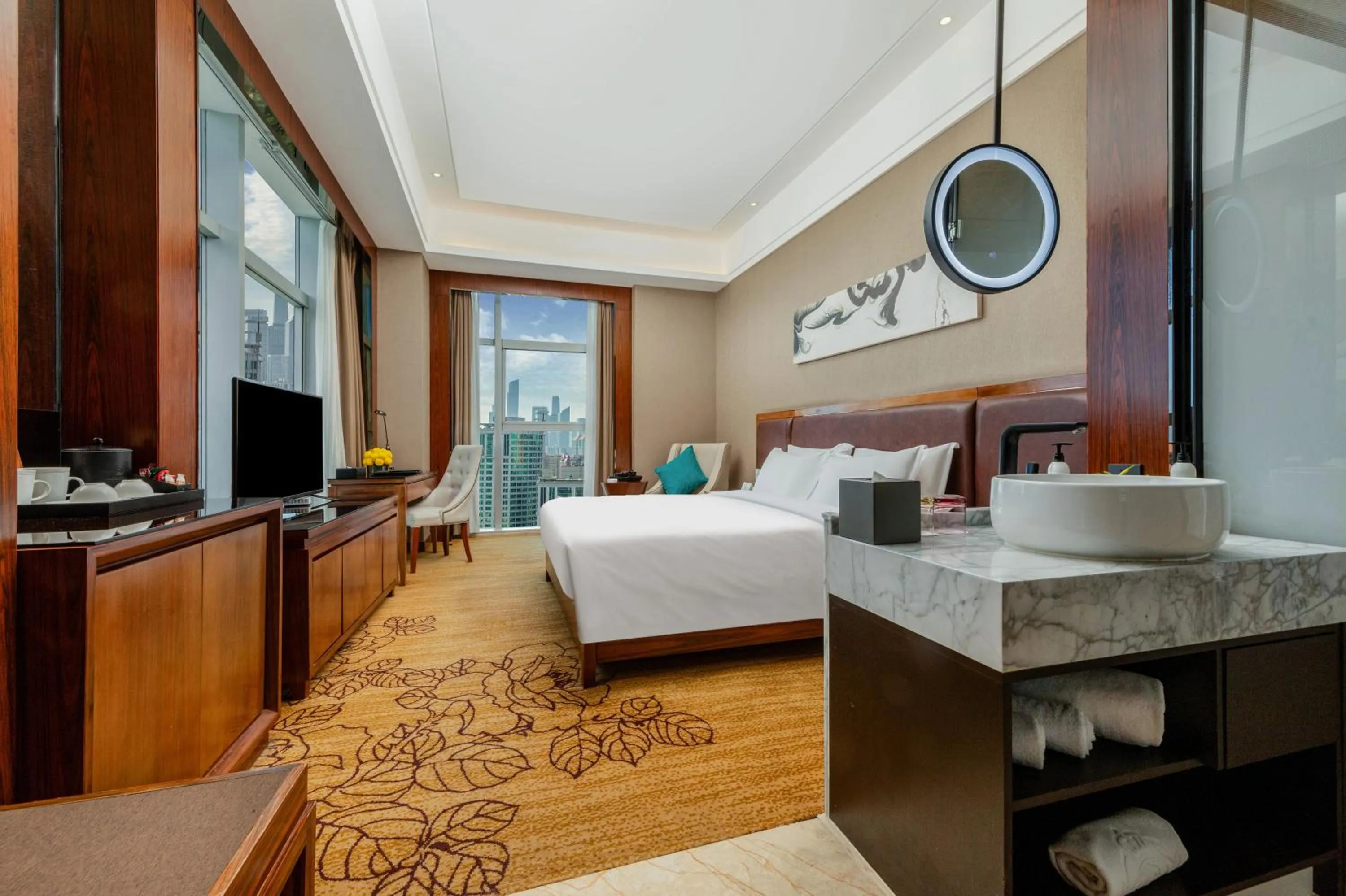 Bed in Honder International Hotel