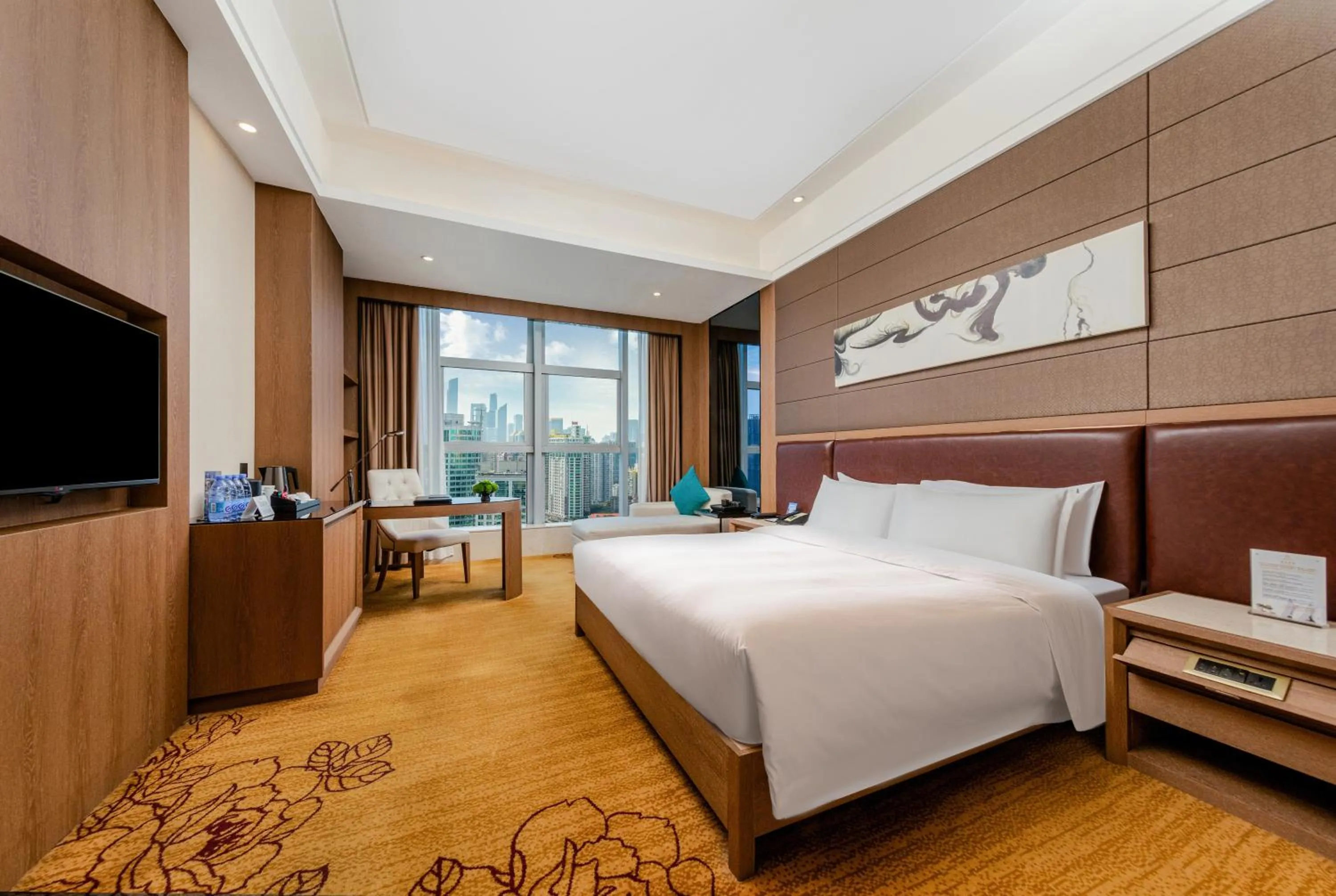 Bed in Honder International Hotel