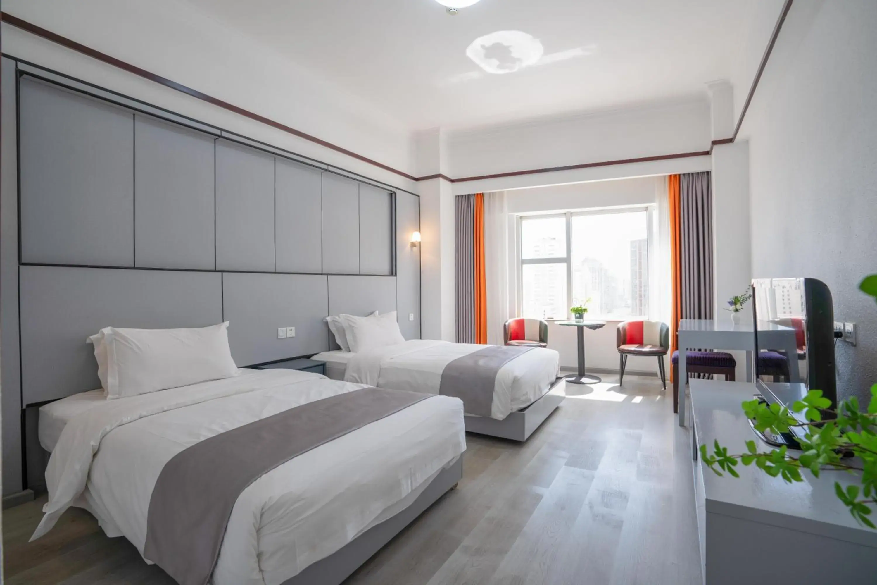 Deluxe Twin Room in Ha Luo Hotel Deluxe Twin Room in Ha Luo Hotel