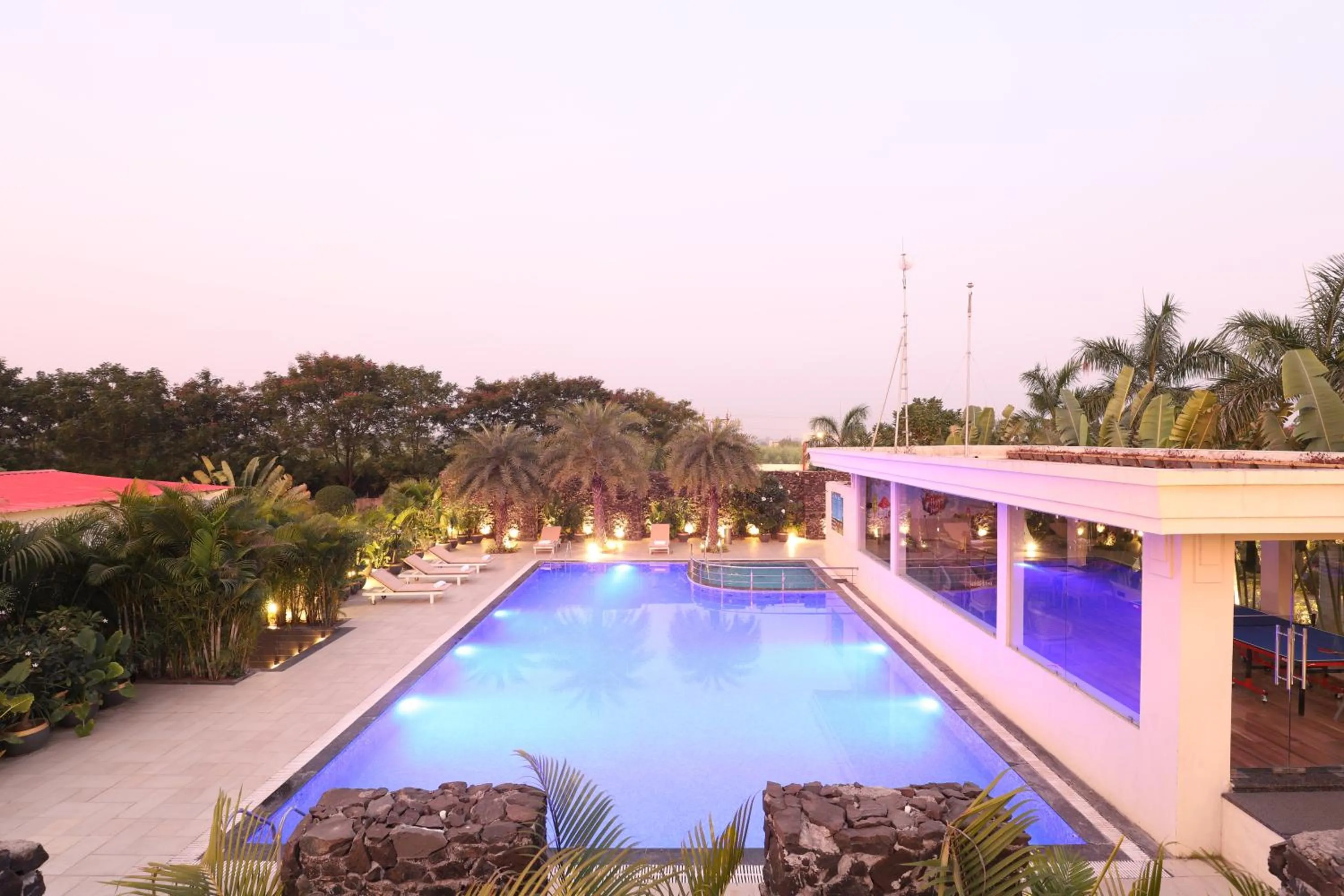 Swimming pool in Club Mahindra Pavagadh