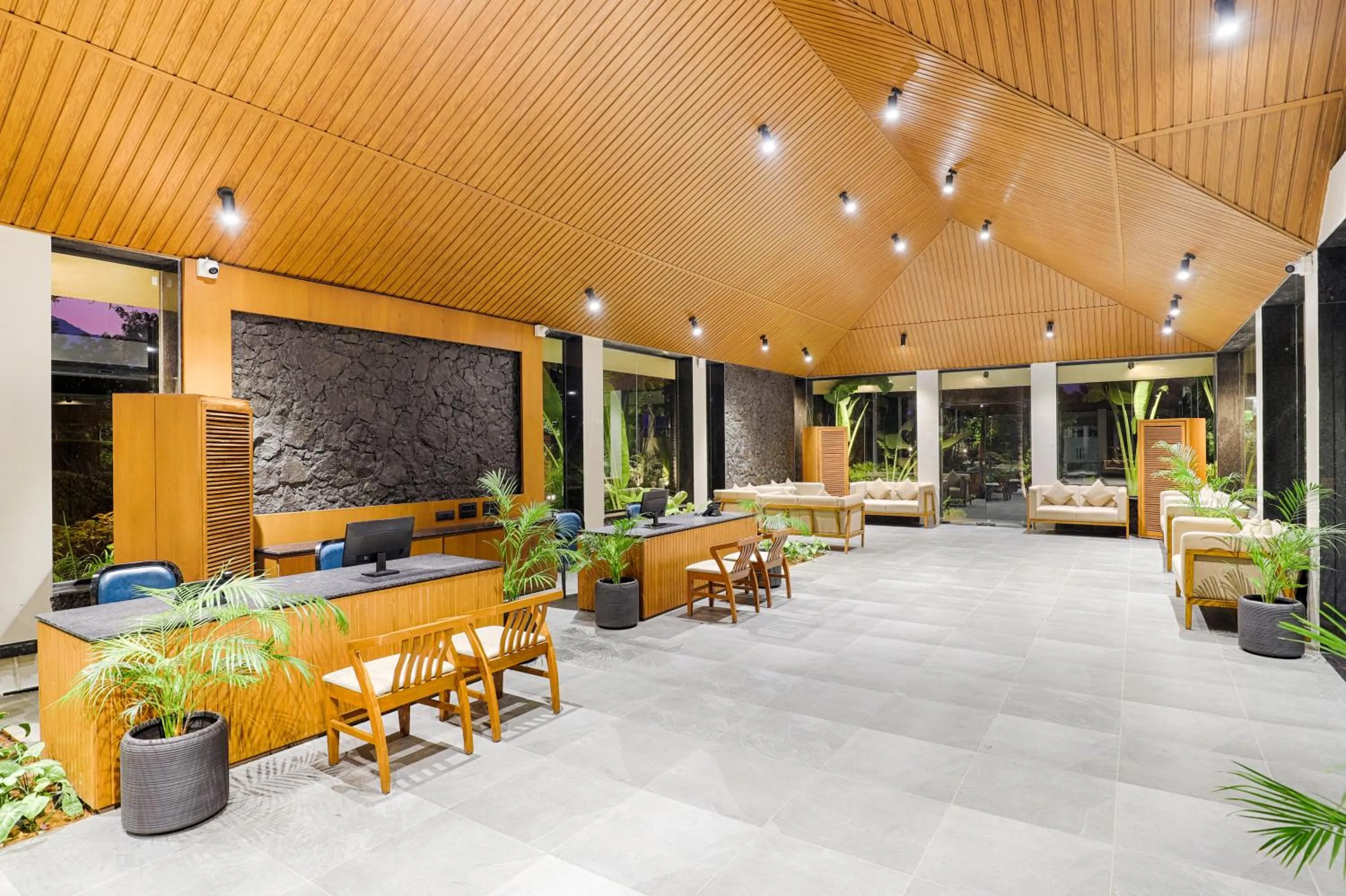 Lobby or reception in Club Mahindra Pavagadh