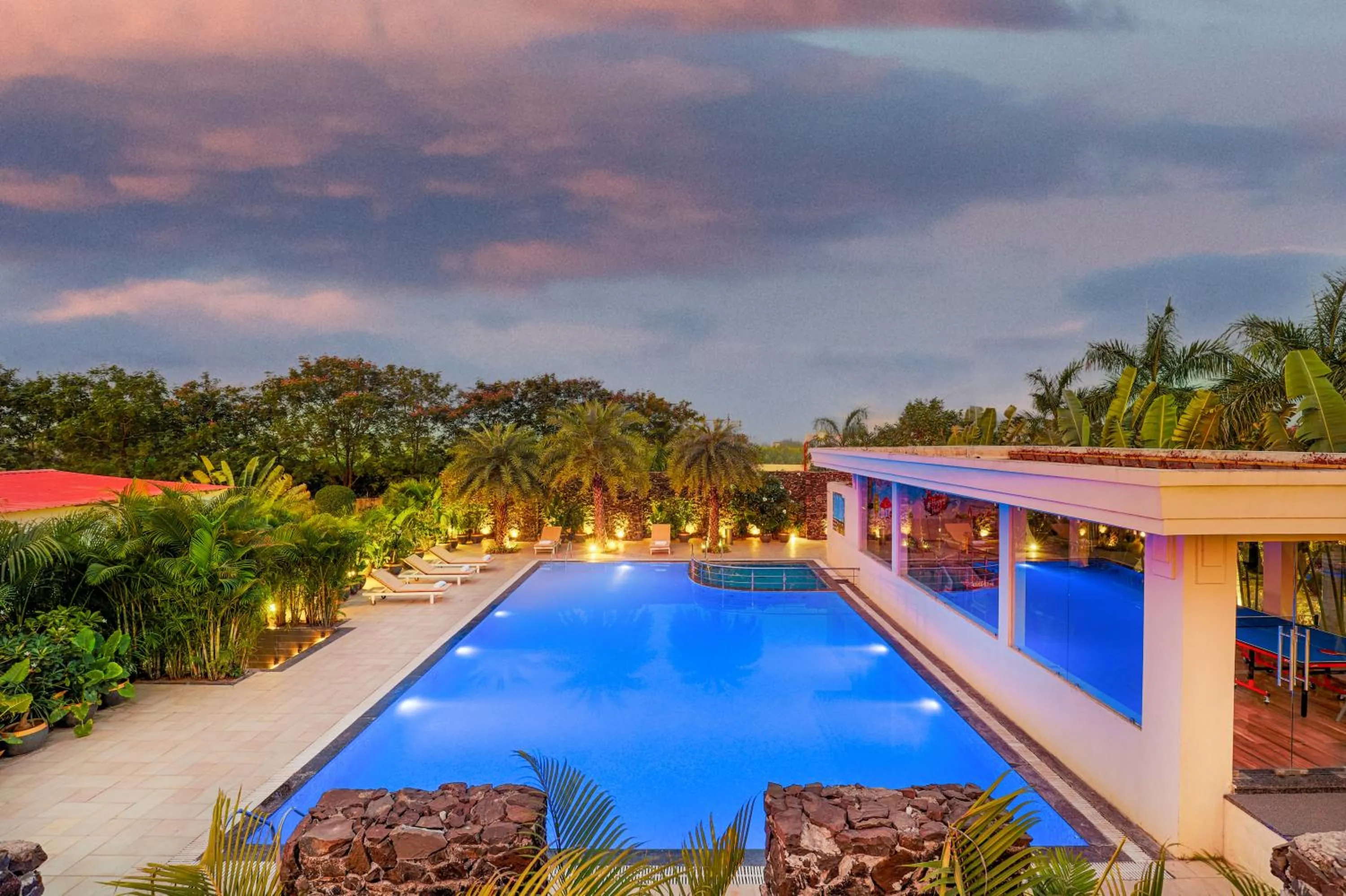 Swimming pool in Club Mahindra Pavagadh