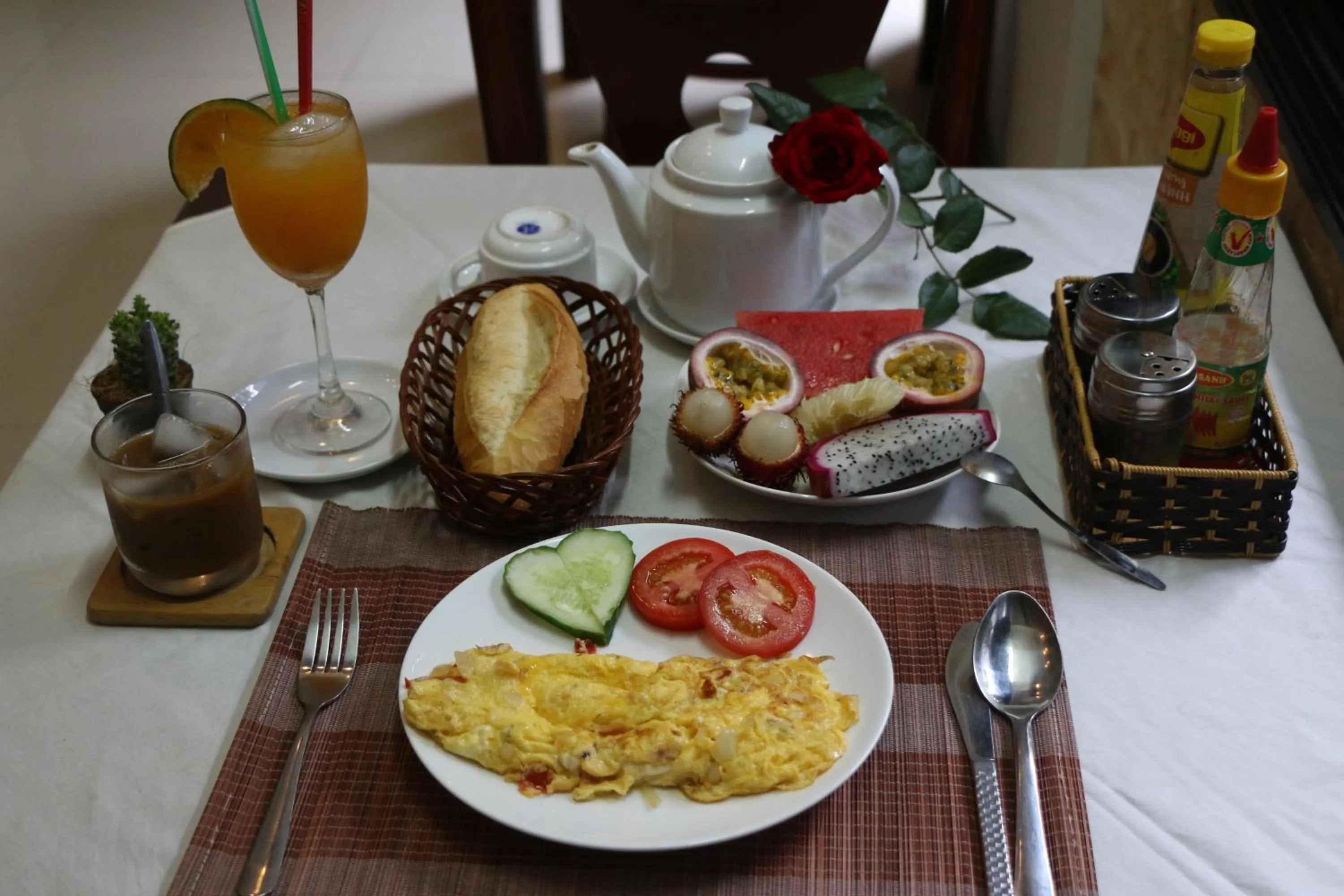 Breakfast in Green CoCo HomeStay