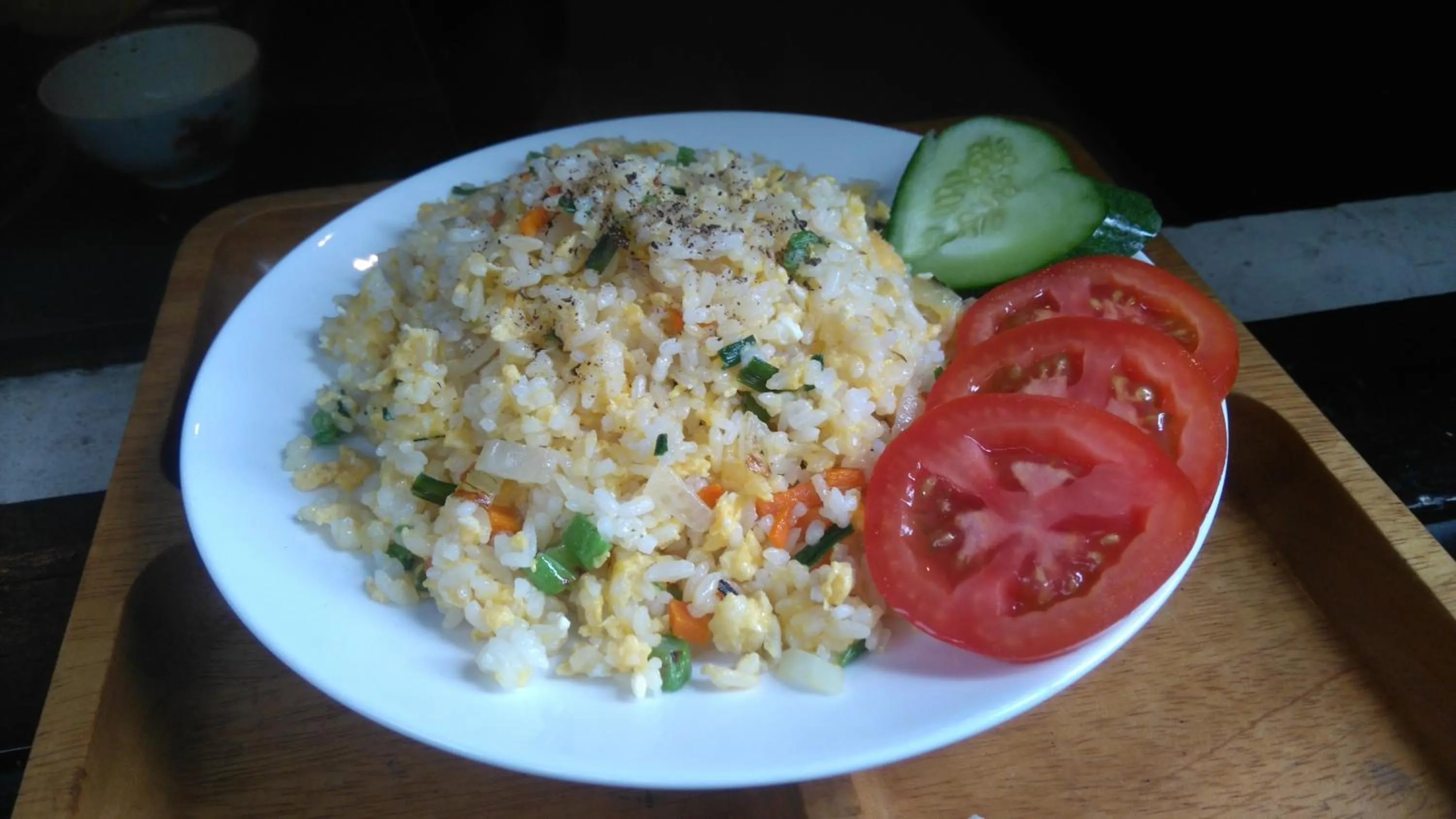 Asian breakfast in Green CoCo HomeStay