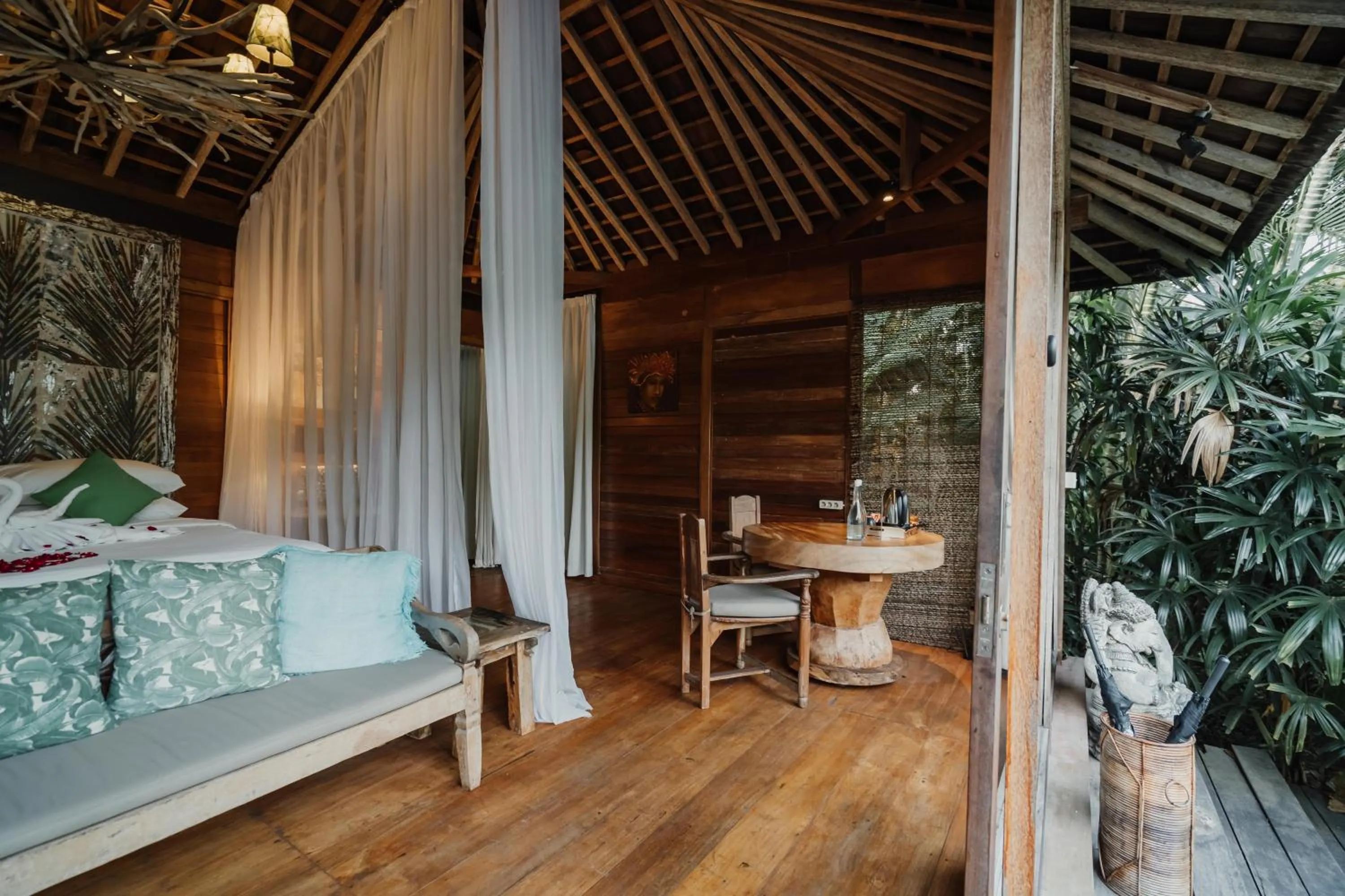 Seating area in Kropak Canggu