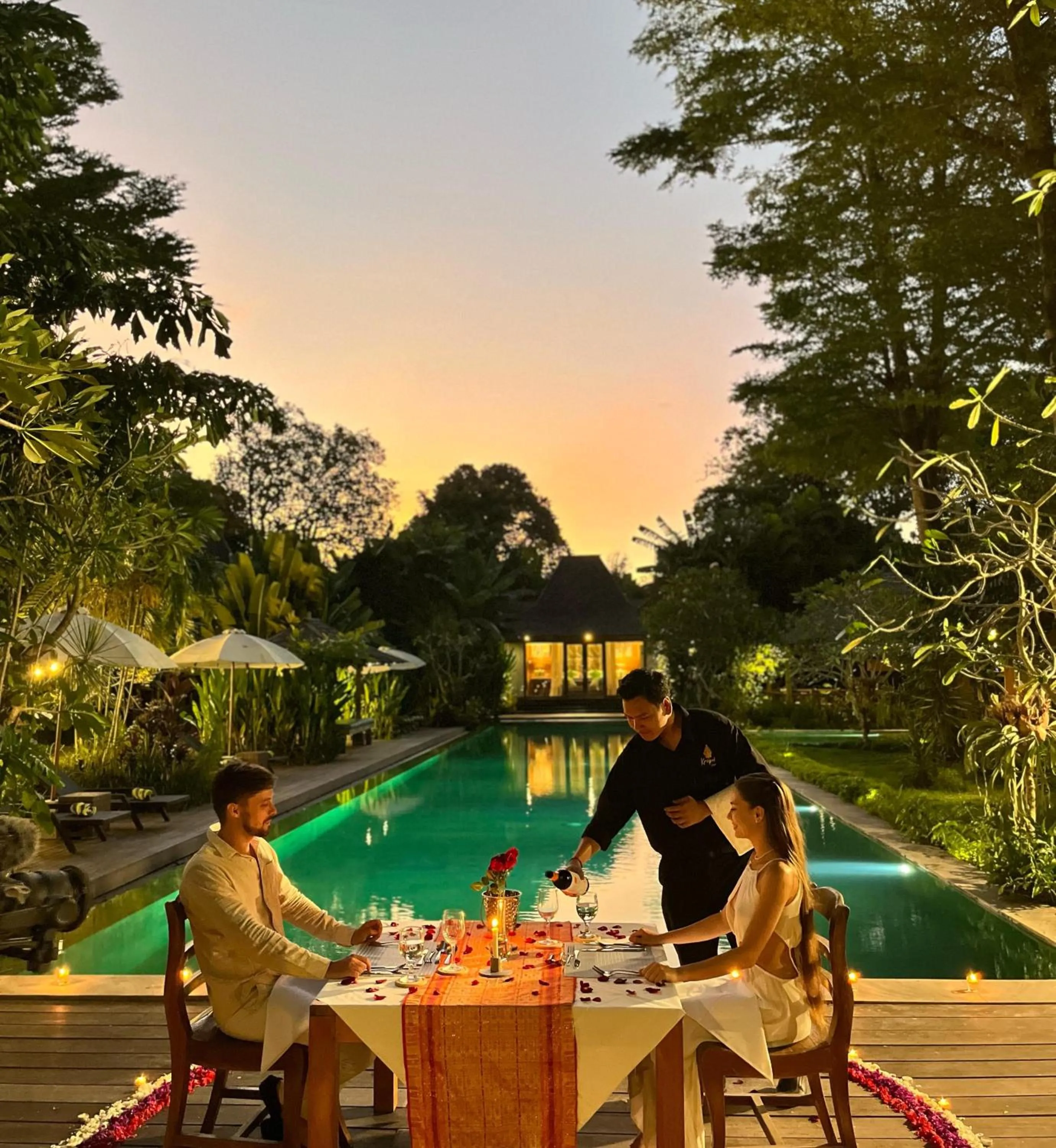 Dining area in Kropak Canggu