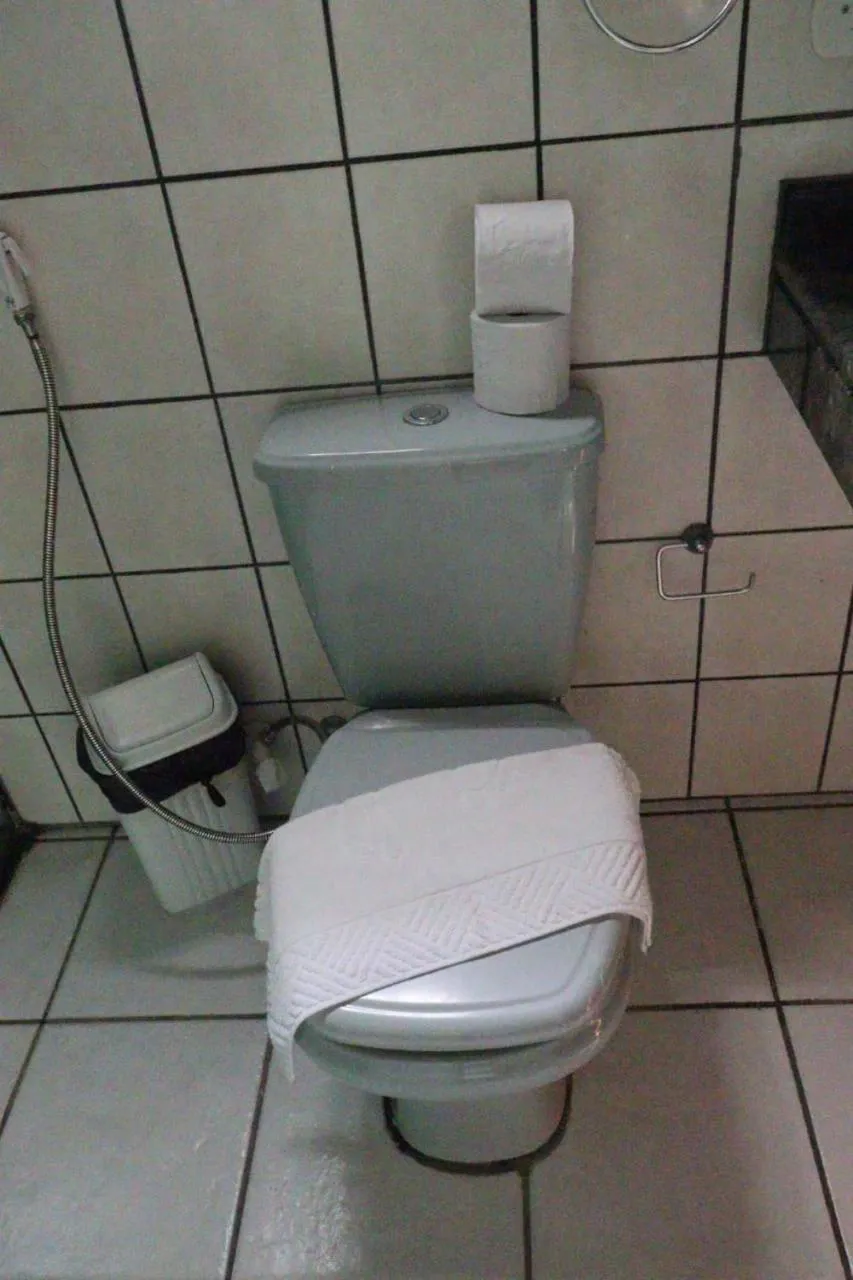 Toilet in Brazish Pousada