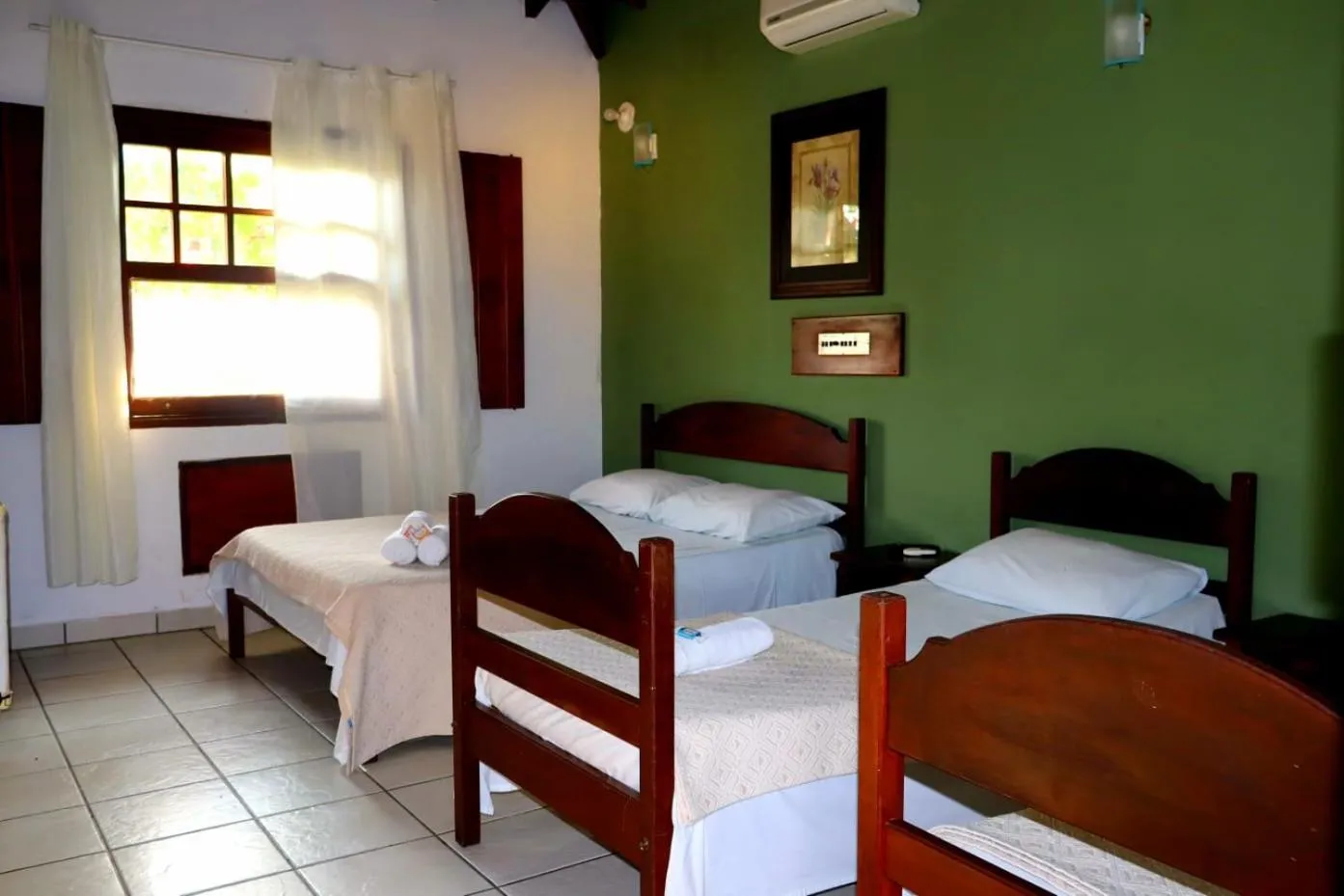 Bed in Brazish Pousada