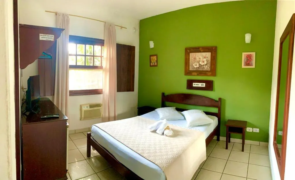 Bed in Brazish Pousada