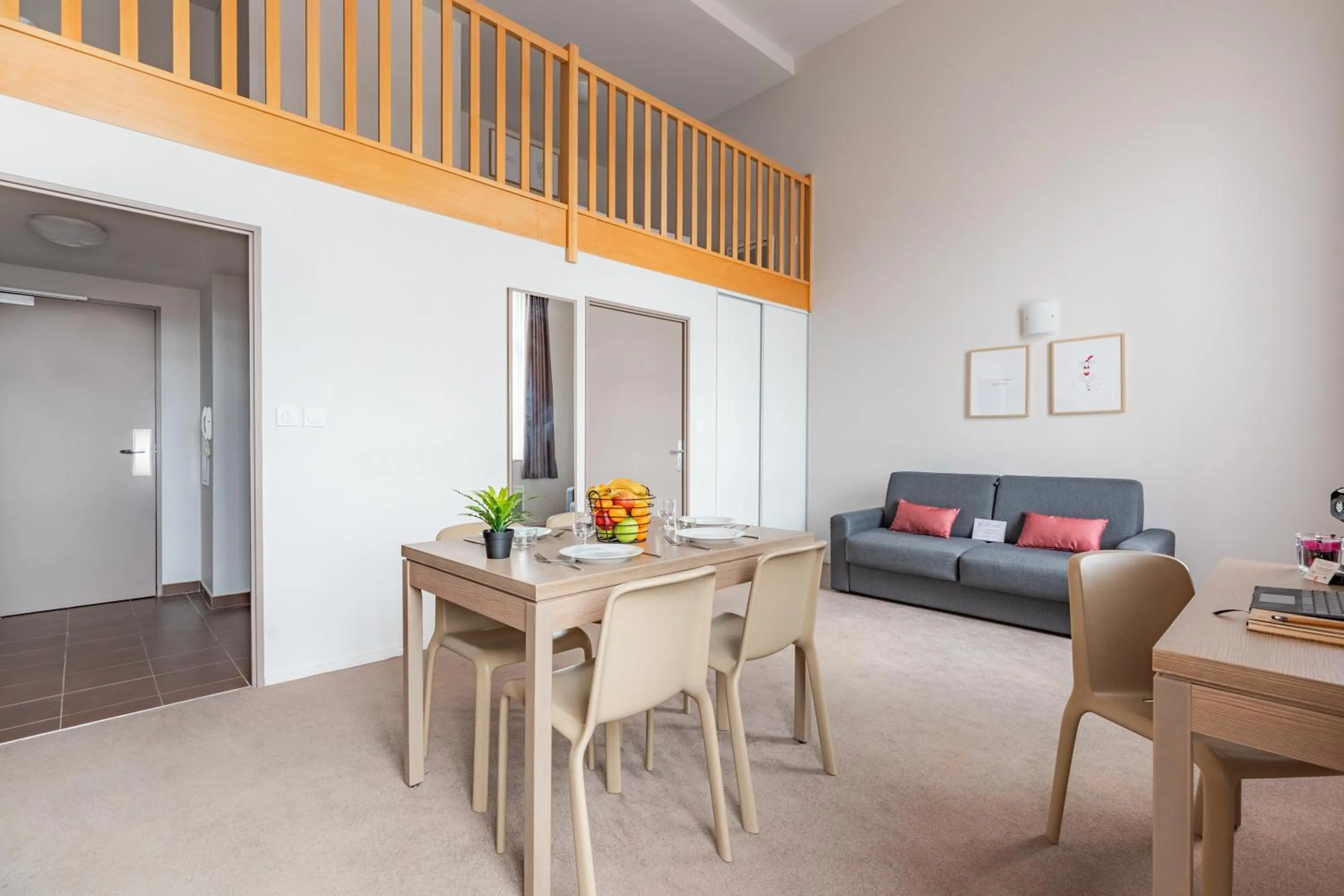 Living room in Appart’City Confort Reims Centre