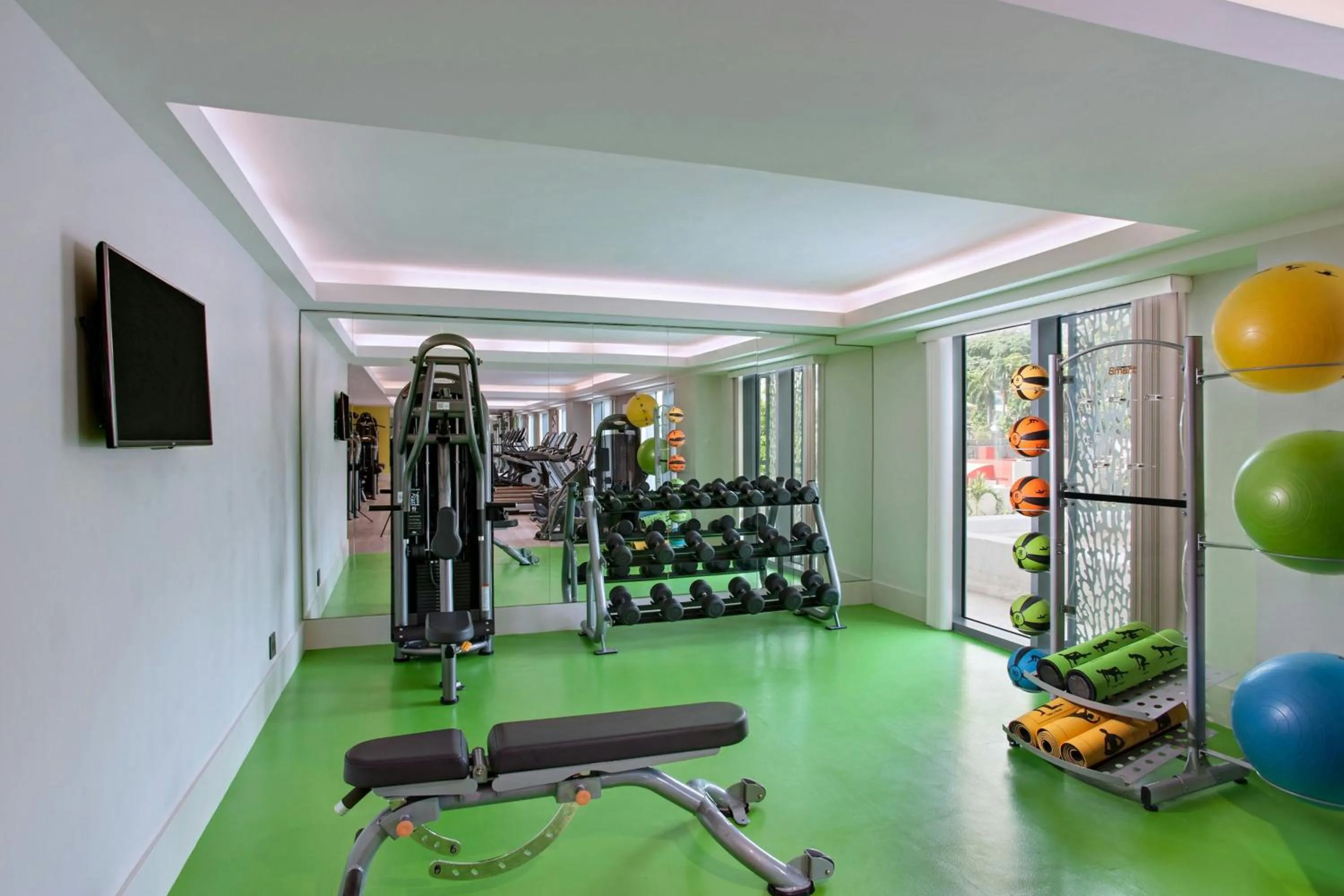 Fitness centre/facilities in Marriott Port-au-Prince Hotel
