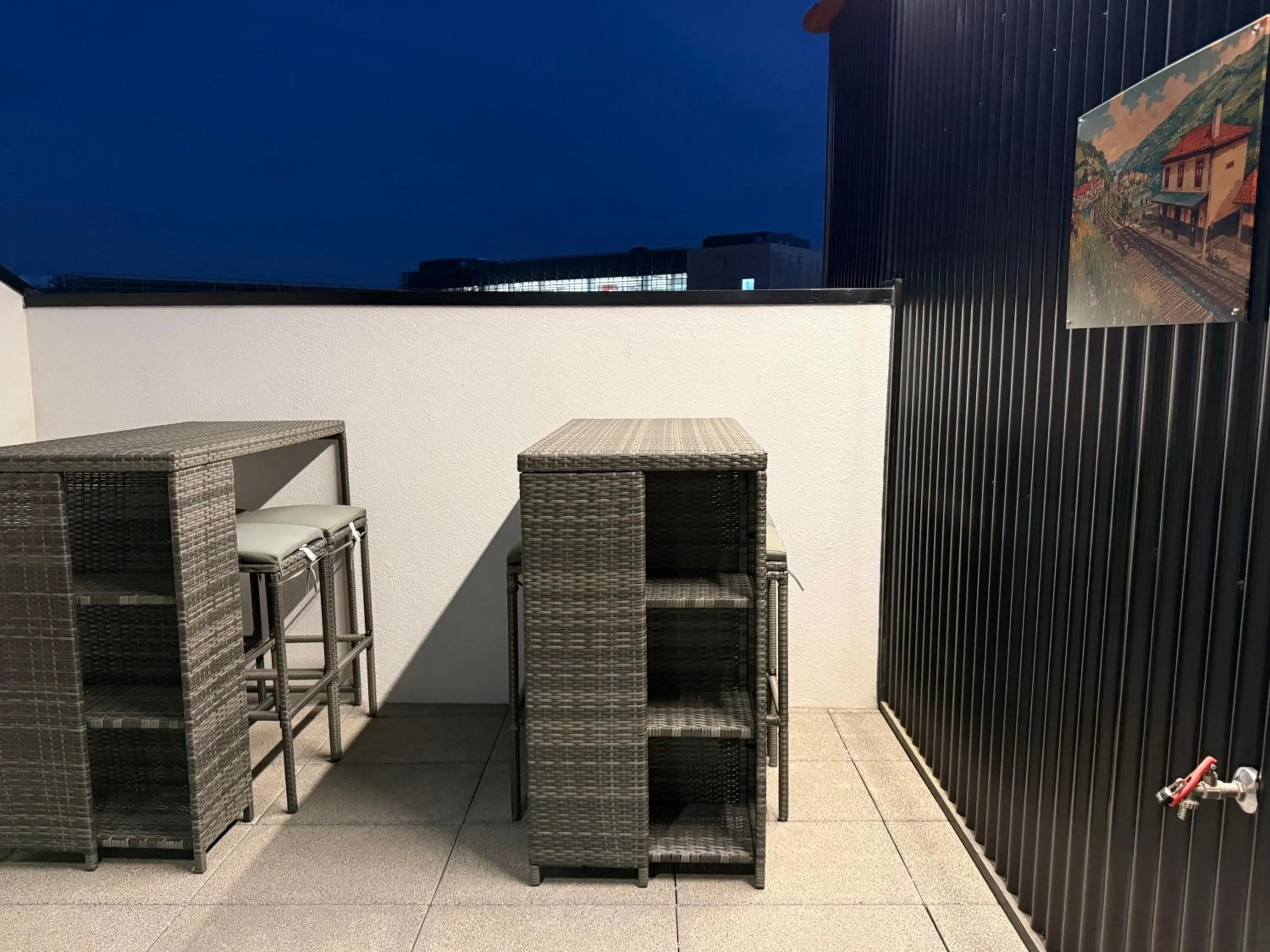 Balcony/Terrace in Oporto Station Hostel & Rooms