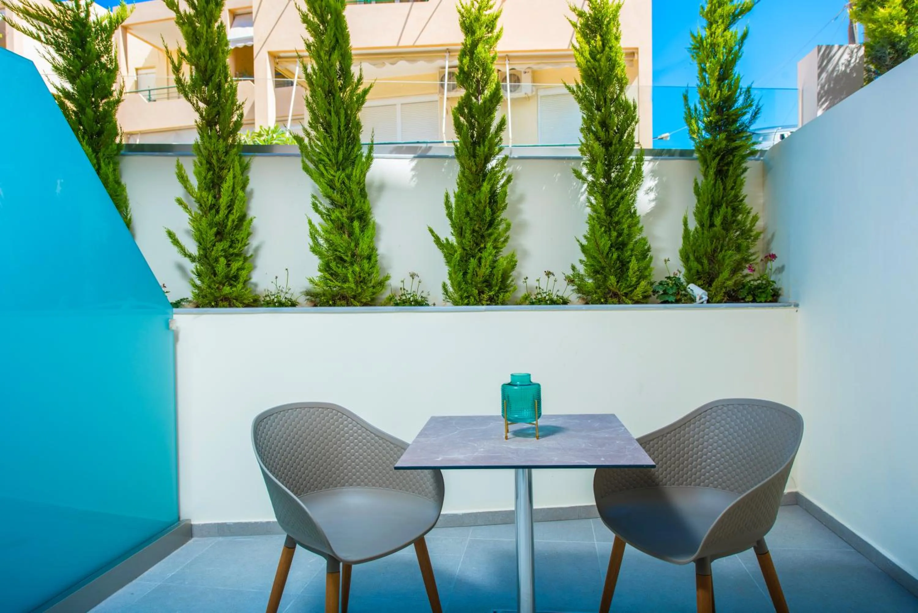 Patio in Omiros Boutique Hotel (Adults Only)