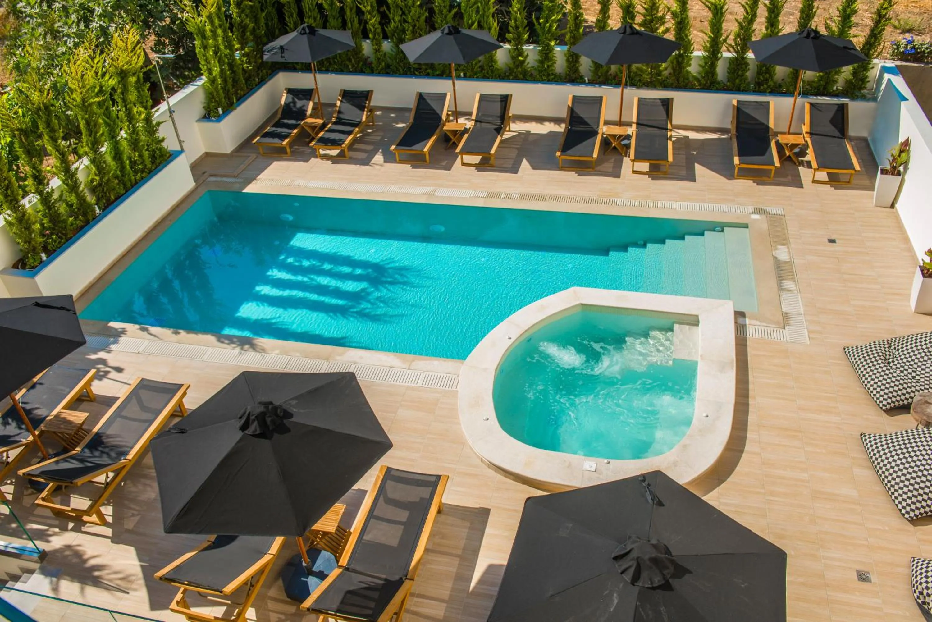 Pool view in Omiros Boutique Hotel (Adults Only)