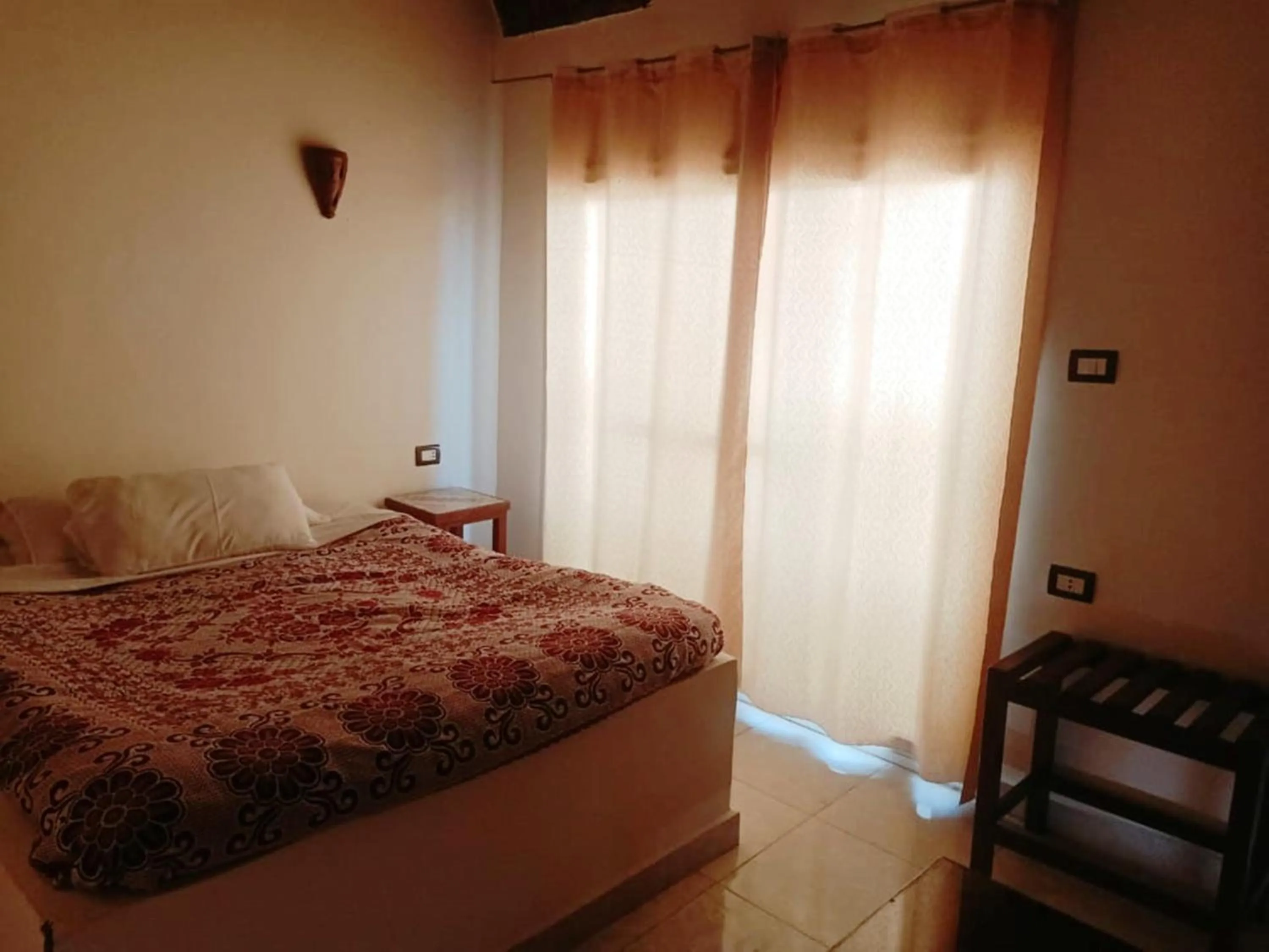 Bed in Amenophis Hotel