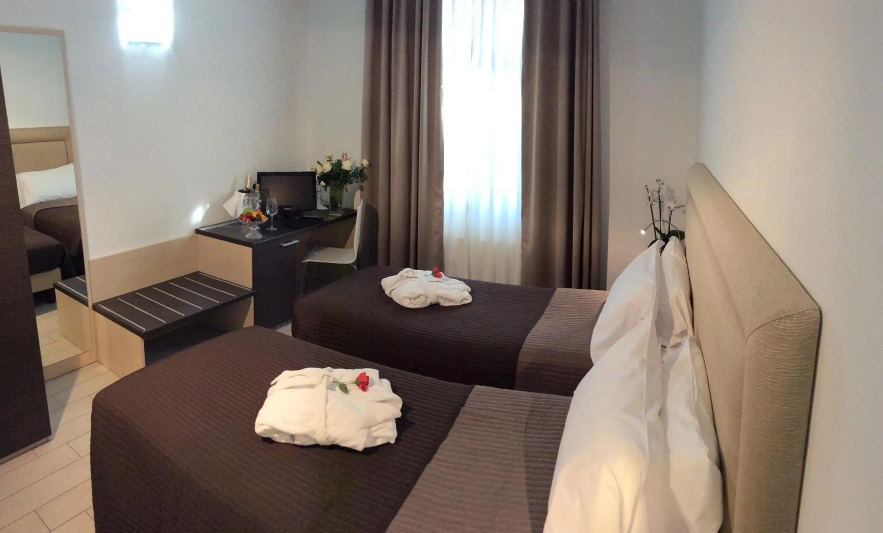 Bedroom, Bed in Hotel e trattoria San Giorgio