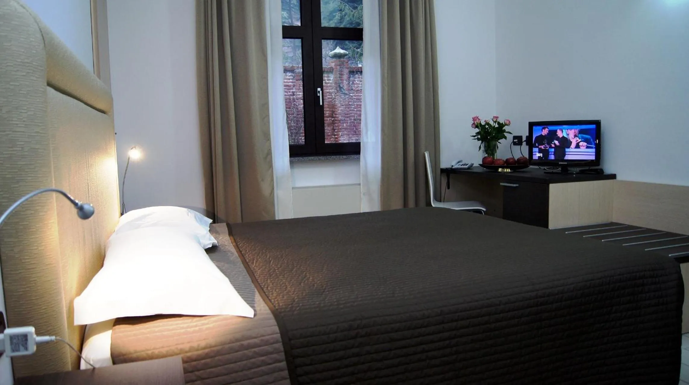 Bedroom, Bed in Hotel e trattoria San Giorgio